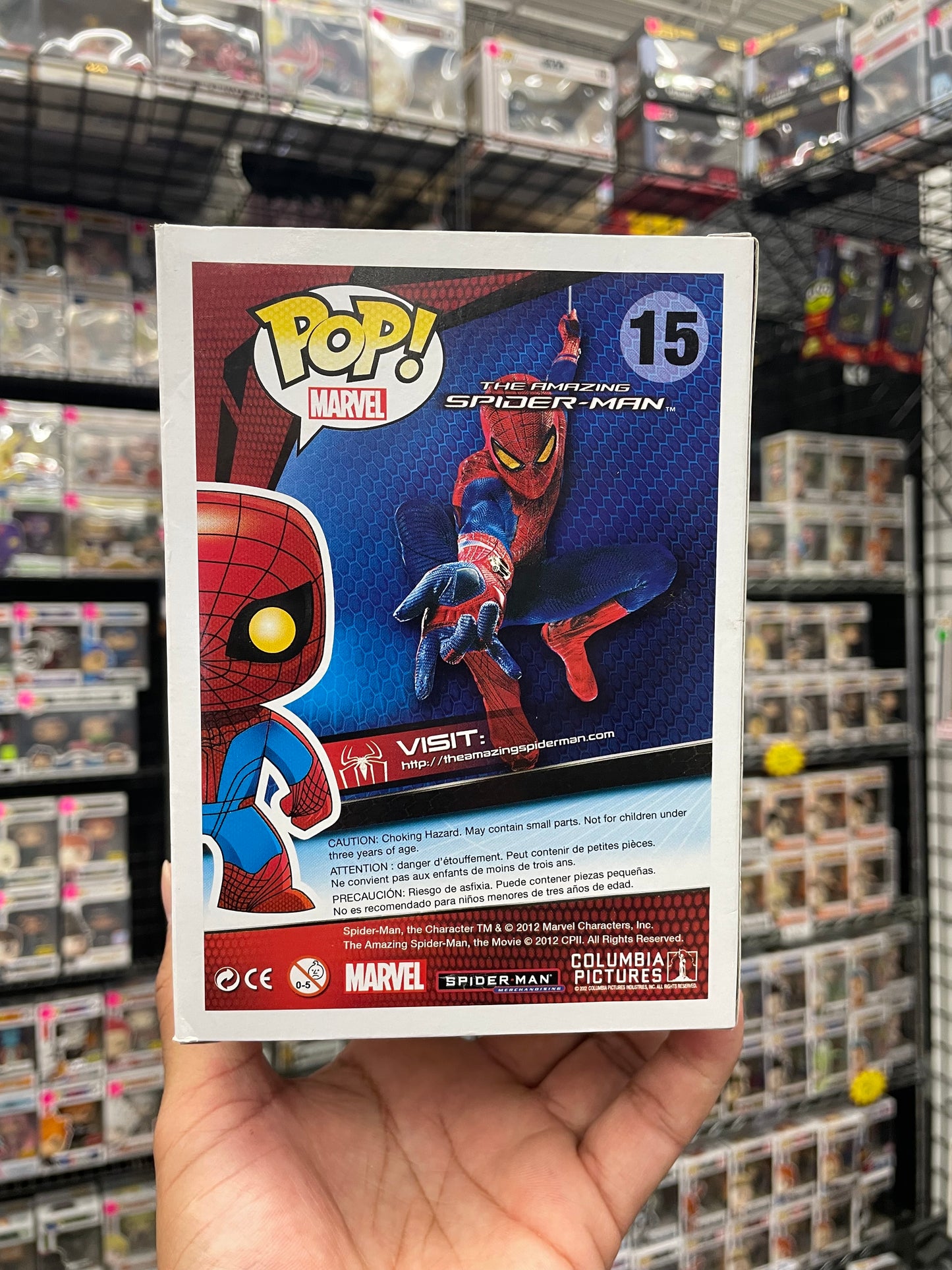 Spider-Man Chase Funko Pop #15 Japan Exclusive 1000PCS Marvel