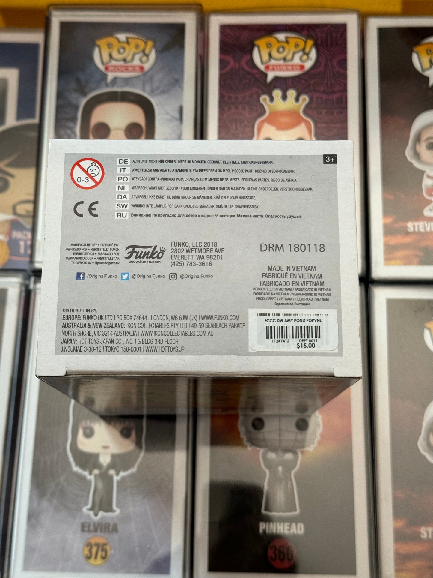 Amy Pond Funko Pop #600 Doctor Who ECCC Exclusive