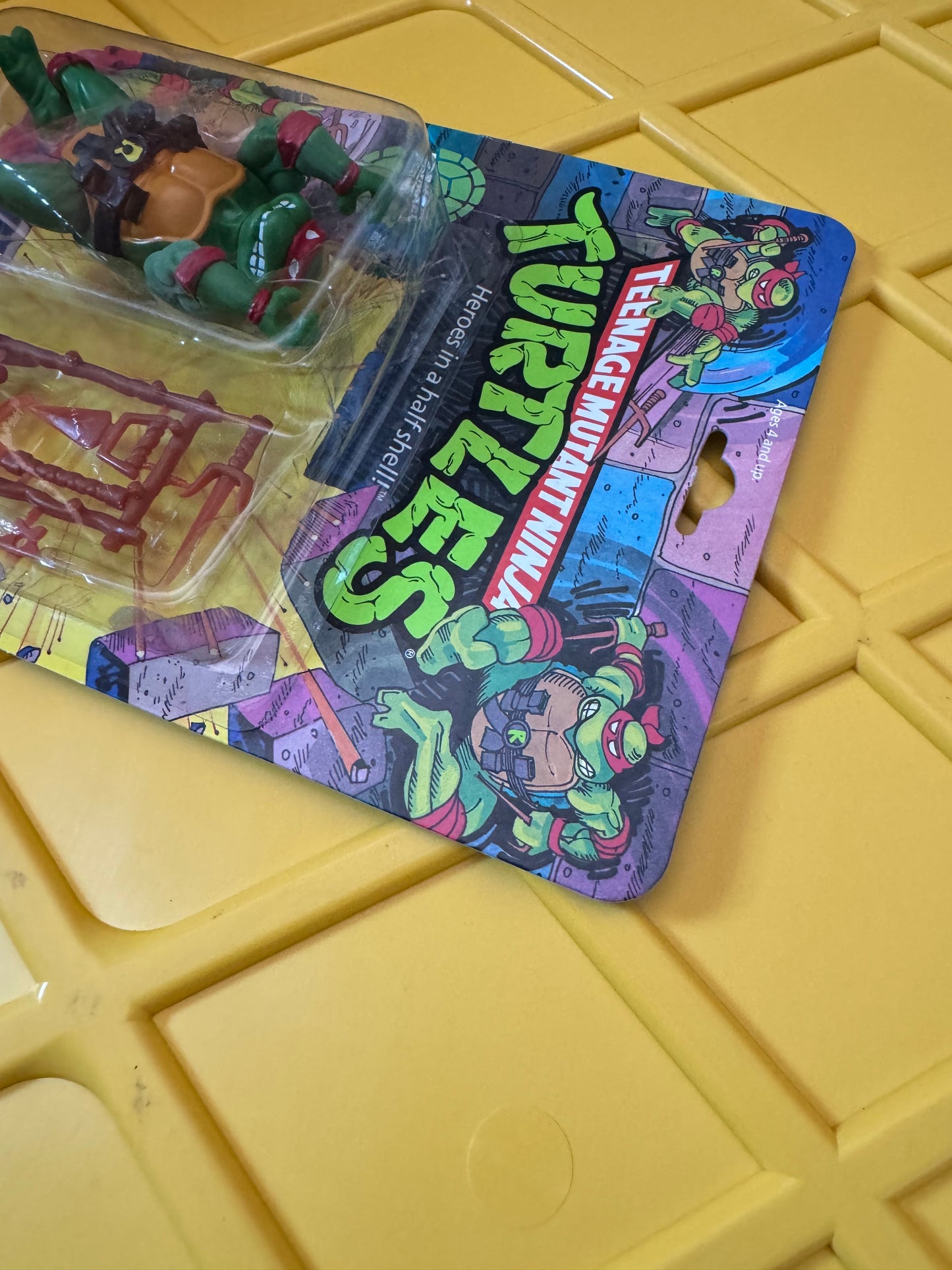 TMNT Raphael 1988 Playmates DAMAGE