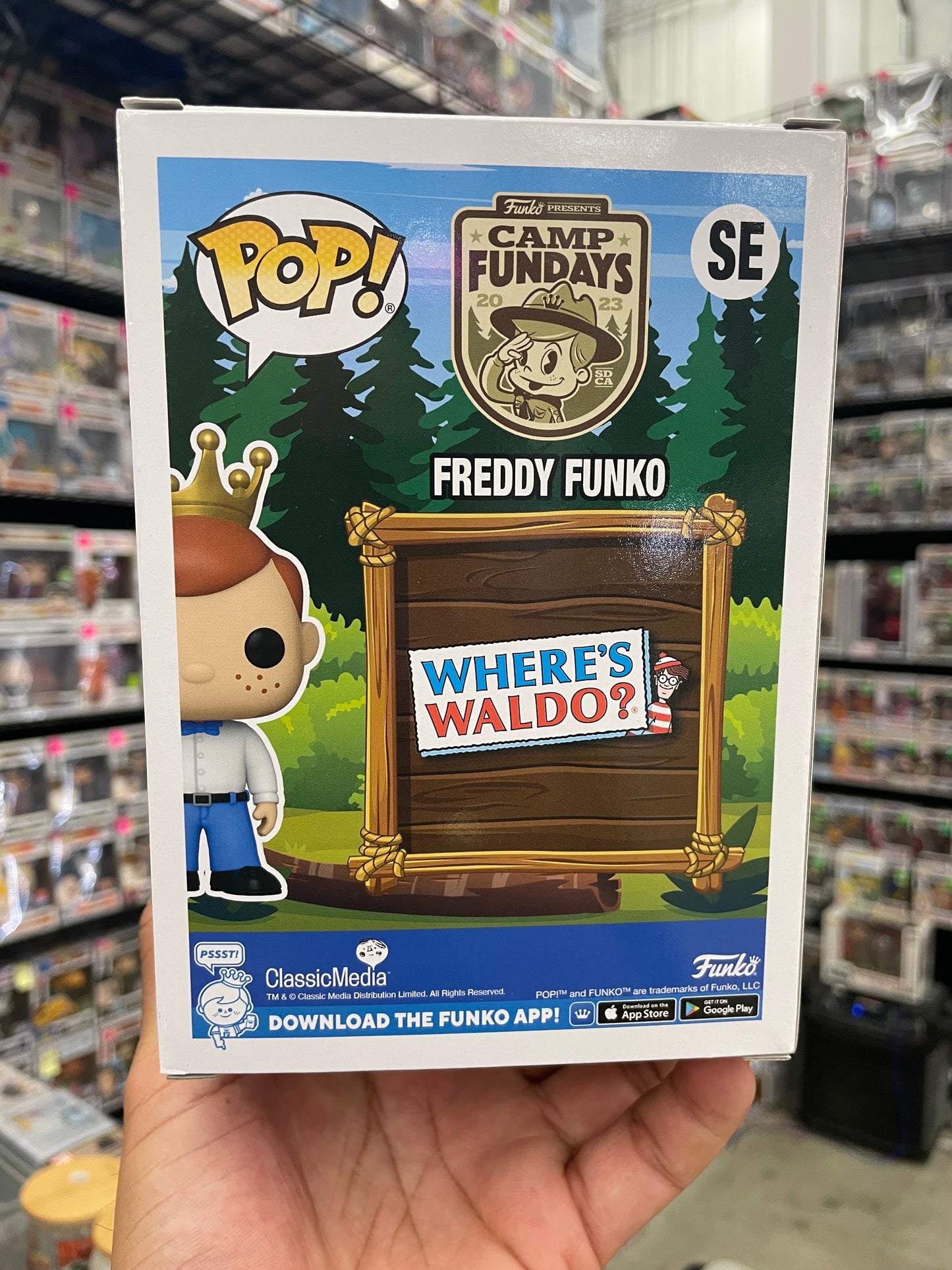 Freddy Funko as Waldo Camp Fundays 2023 850PCS