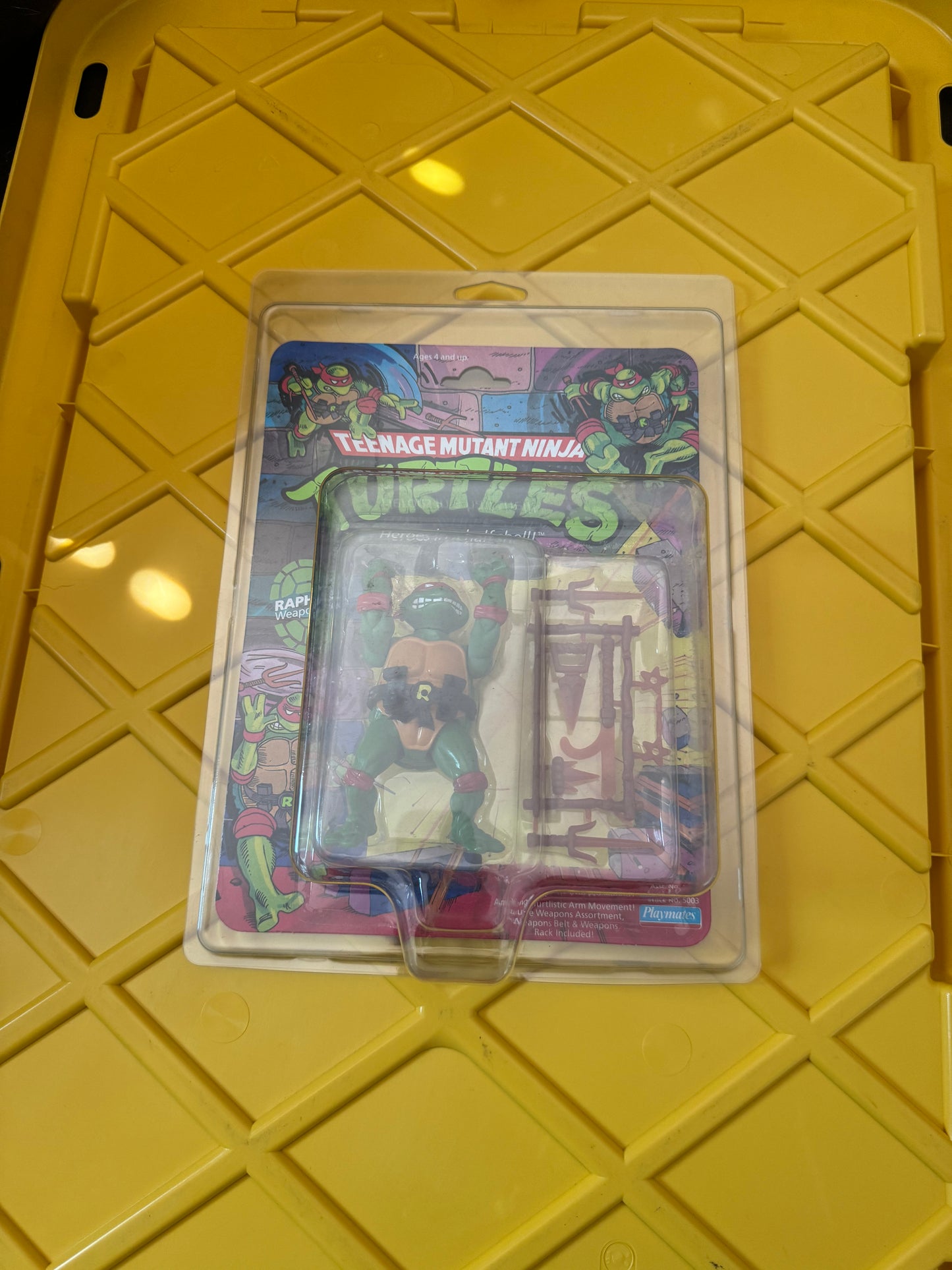 TMNT Raphael 1988 Playmates DAMAGE