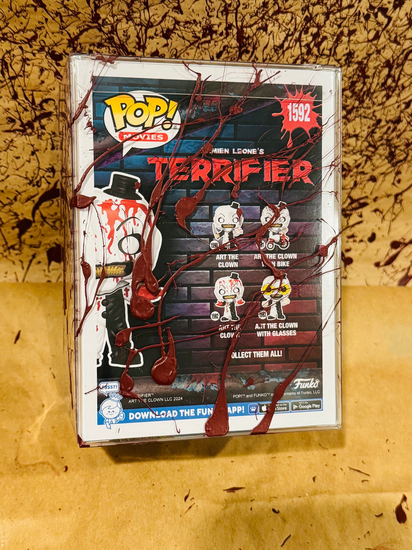 10 Custom Bloody Premium 0.50mm POP Protectors (POP NOT INCLUDED)