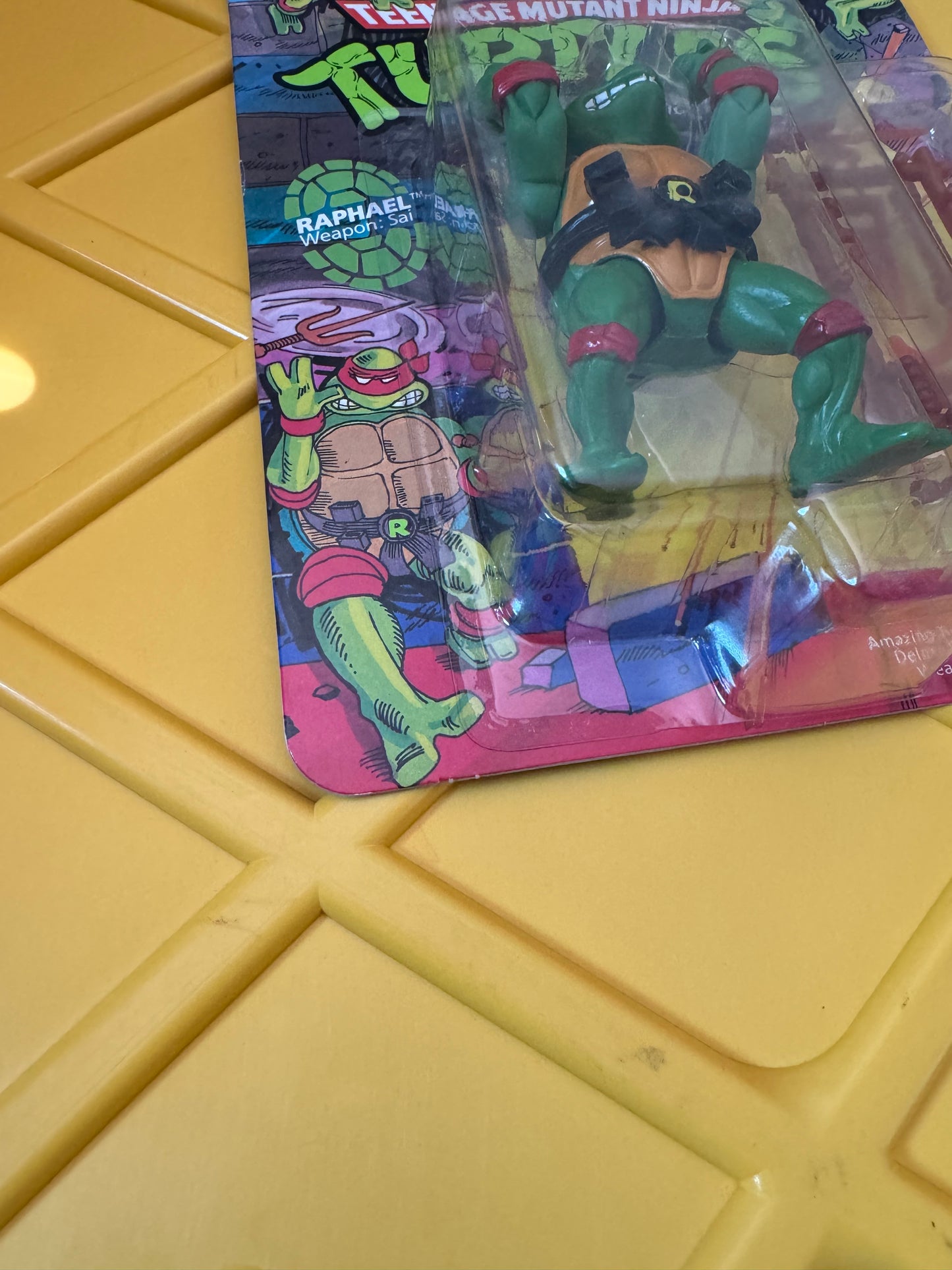 TMNT Raphael 1988 Playmates DAMAGE