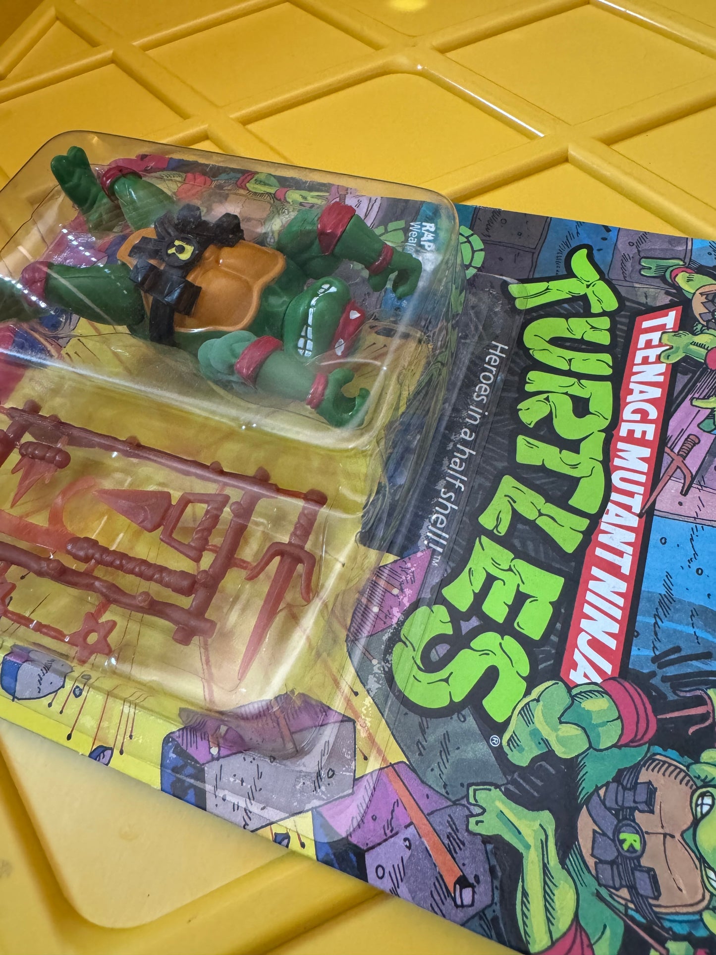 TMNT Raphael 1988 Playmates DAMAGE
