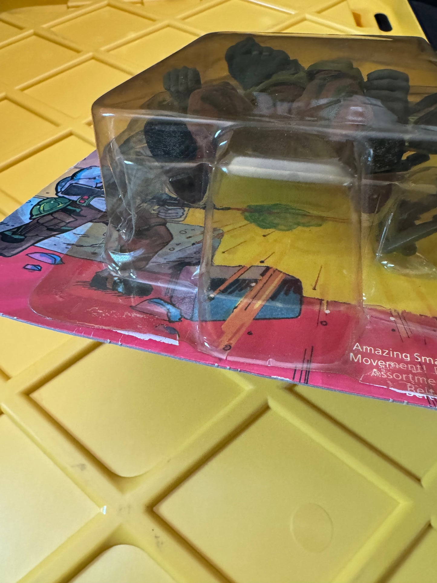 TMNT Rocksteady 1988 Playmates DAMAGE