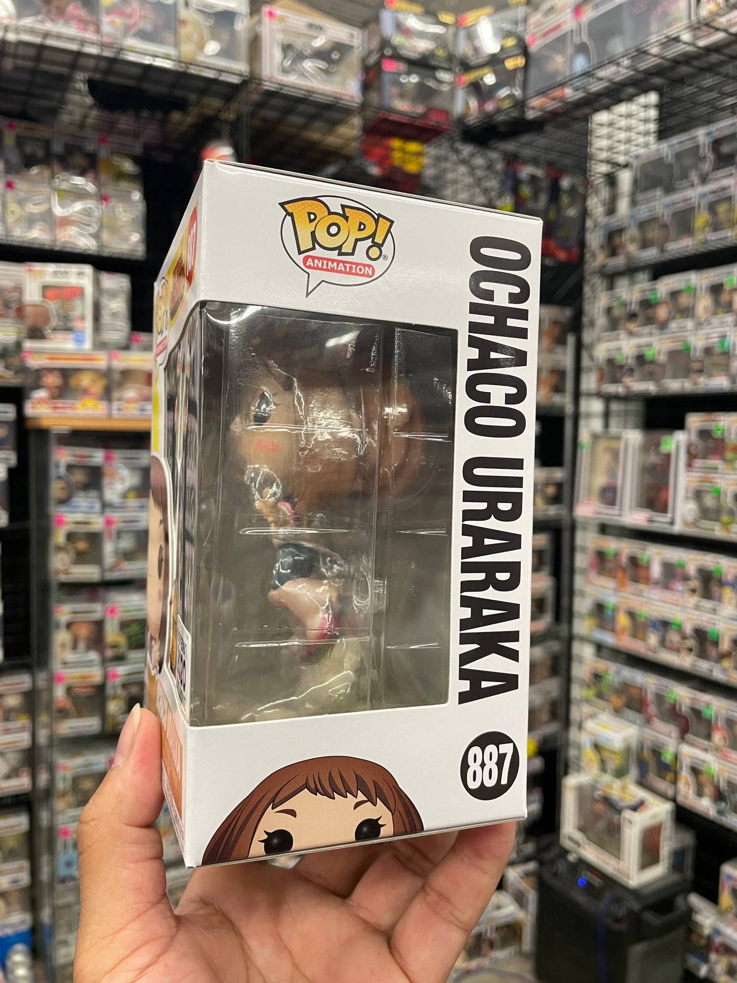 Ochaco Uraraka Funko Pop #887 Funimation Chase Exclusive My Hero Academia
