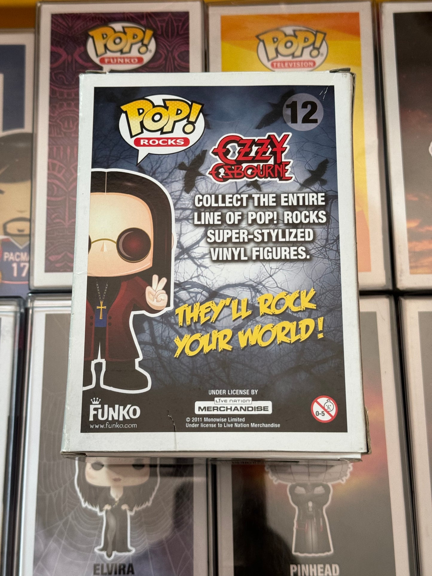 Ozzy Osbourne Funko Pop #12 DAMAGE