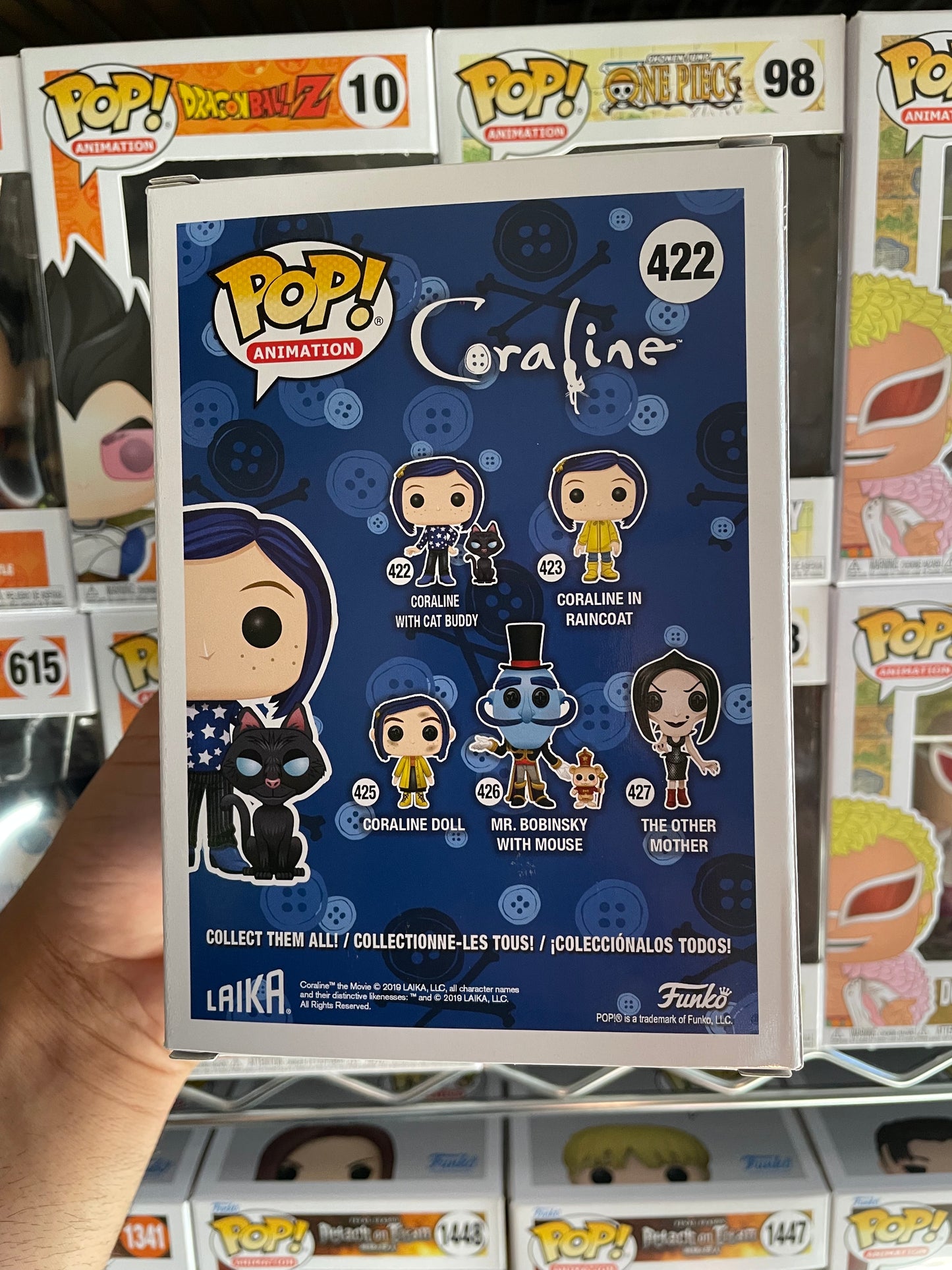 Coraline with Cat Buddy Funko Pop #422