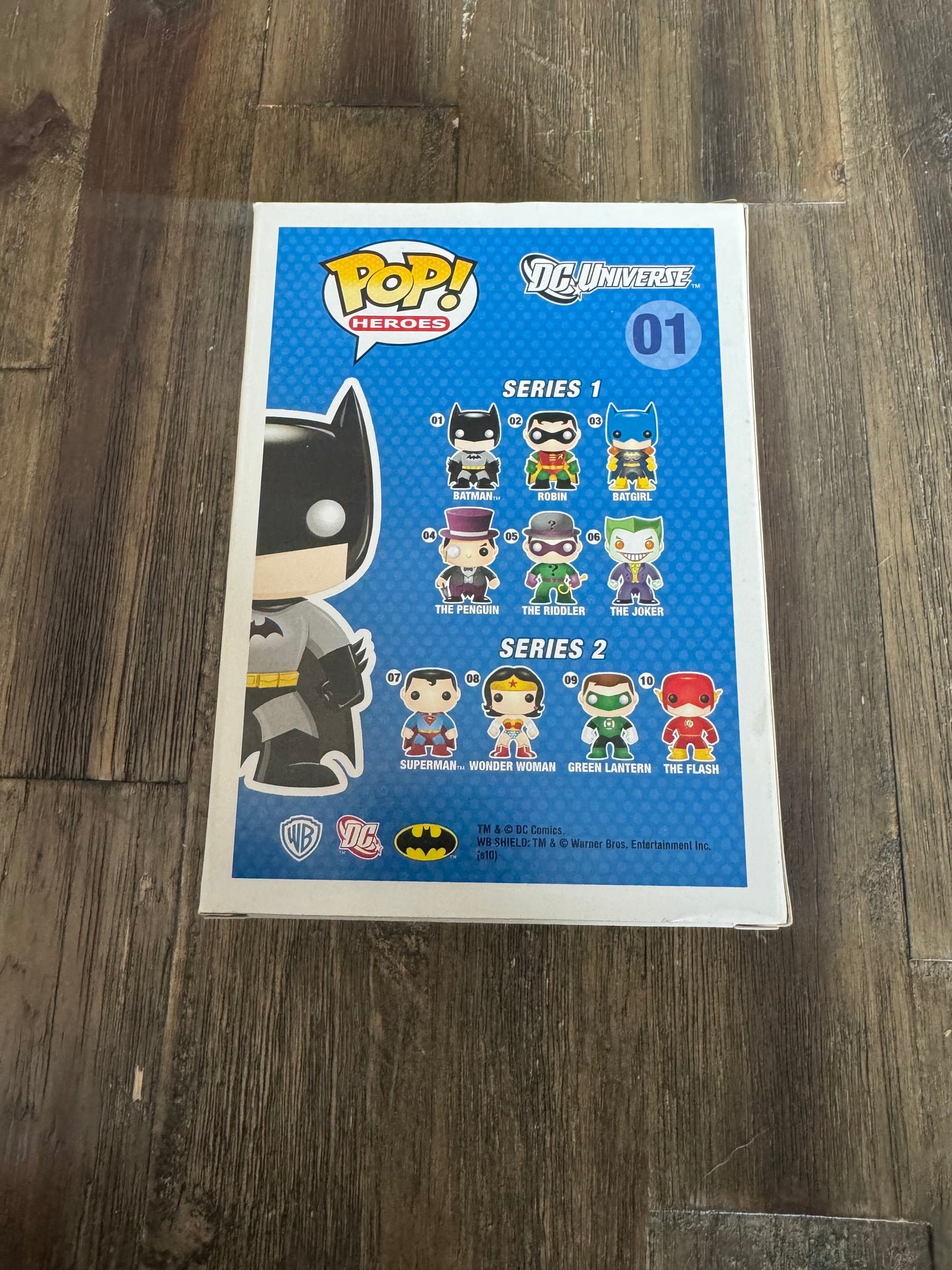Batman Funko POP #01 Error Yellow Logo DC Universe