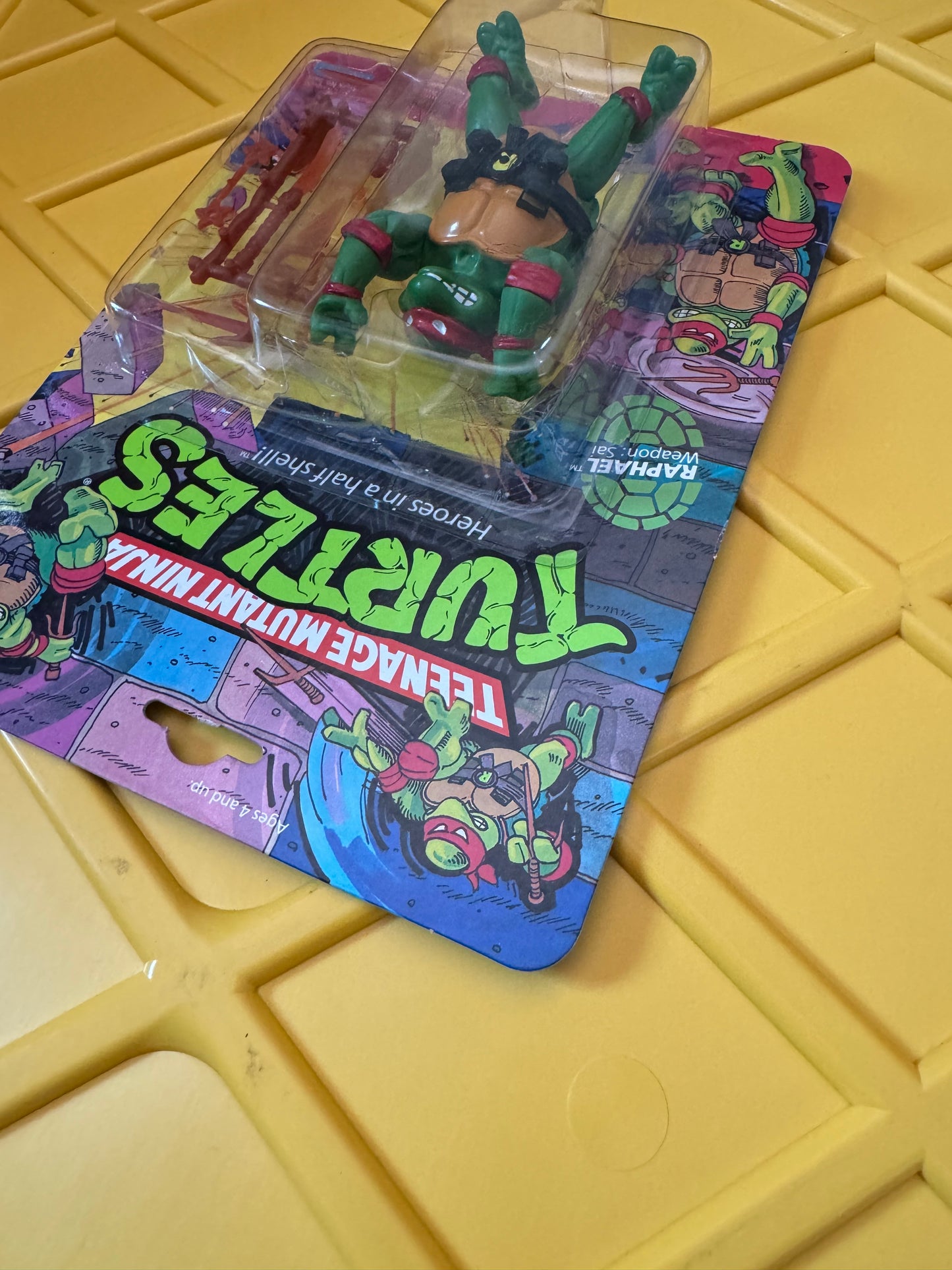 TMNT Raphael 1988 Playmates DAMAGE
