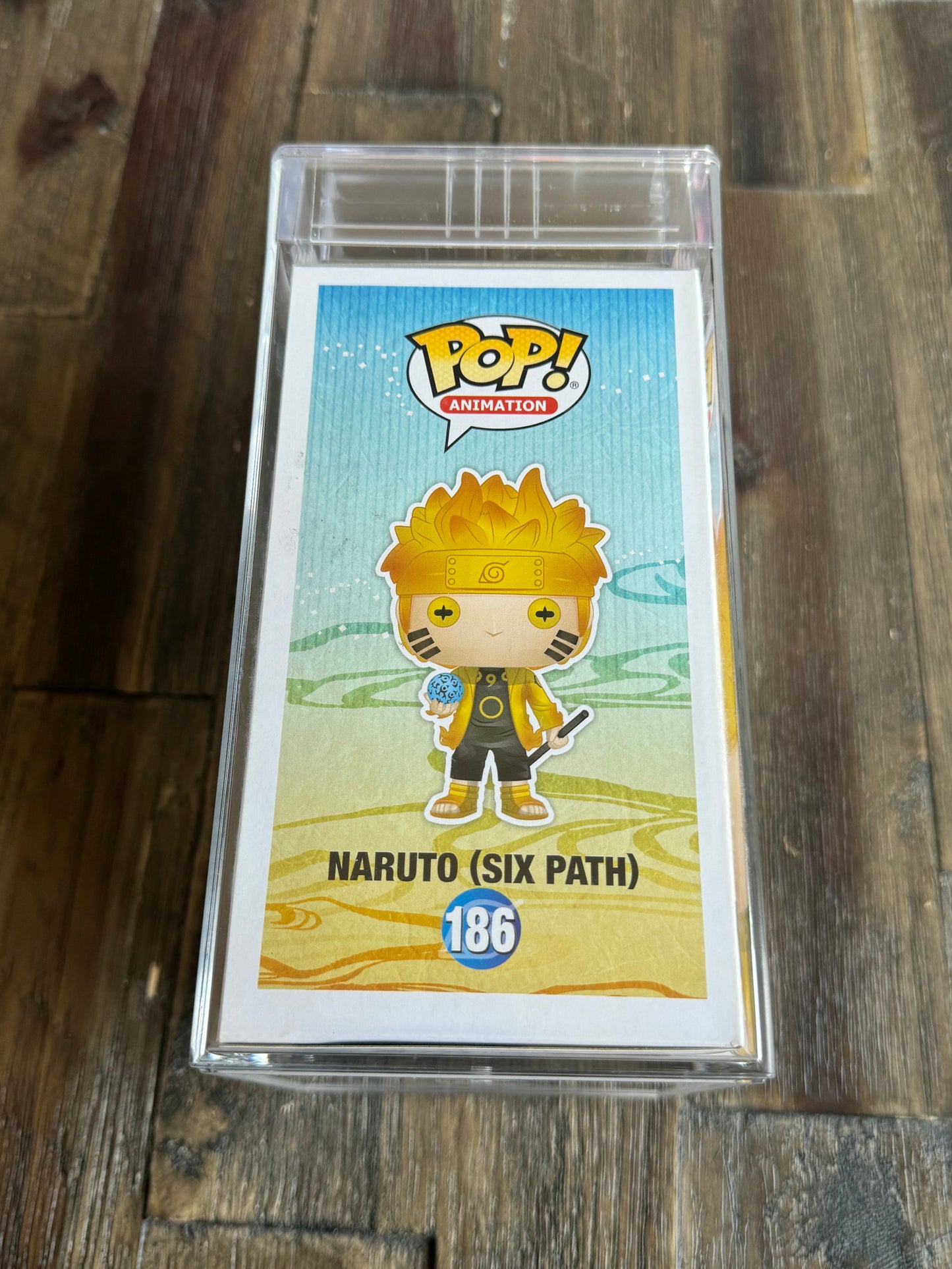 Naruto (Six Path) Funko POP #186 HOT TOPIC EXCLUSIVE PSA Encapsulated & Autograph