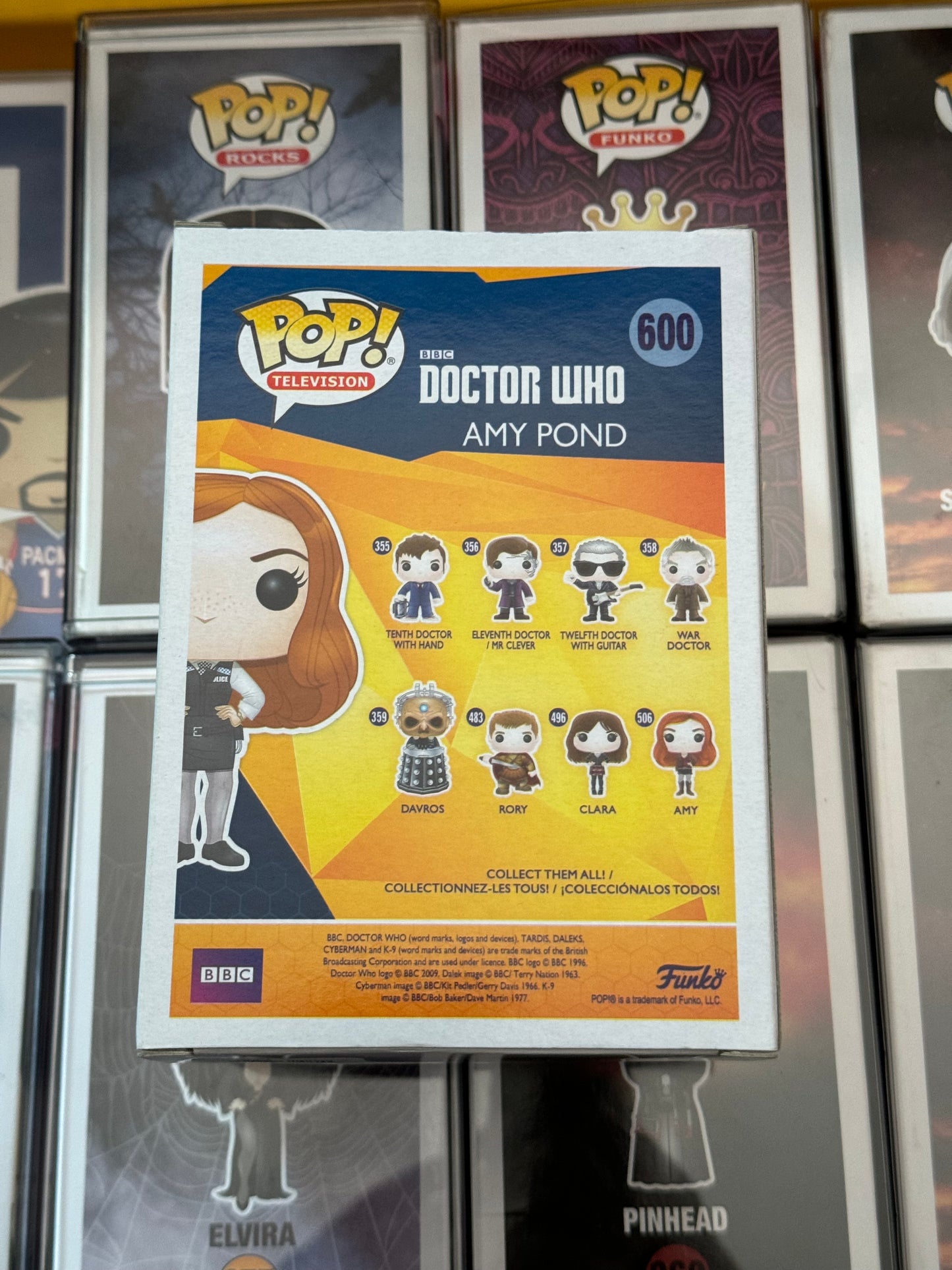 Amy Pond Funko Pop #600 Doctor Who ECCC Exclusive