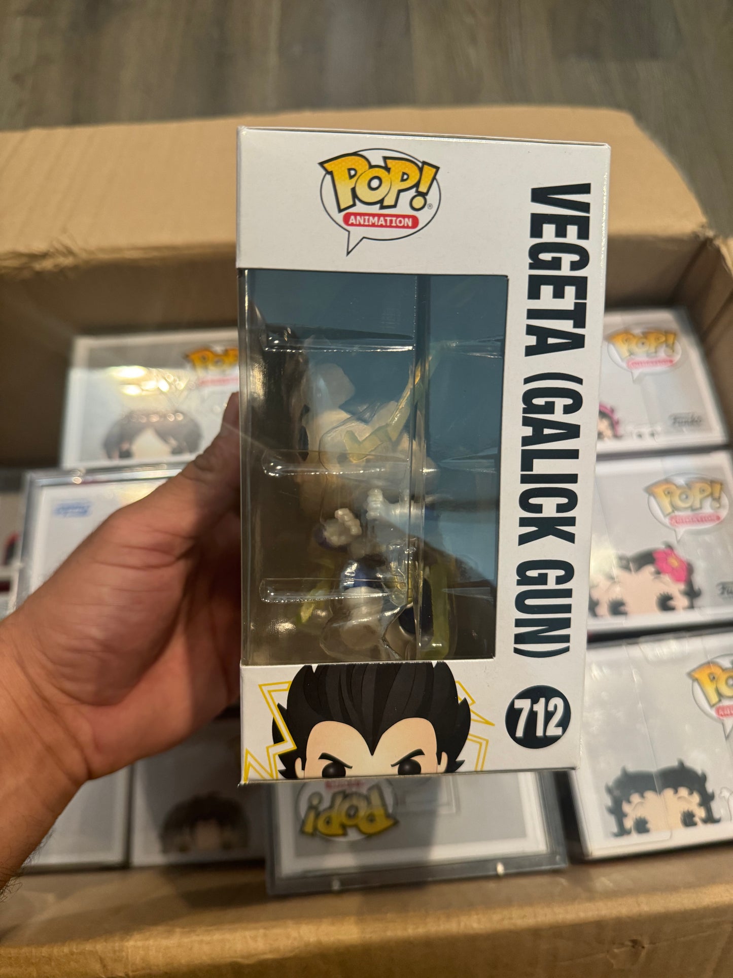 Vegeta Galick Gun Funko Pop #712 Chalice Metallic Chase Exclusive Dragon Ball Z