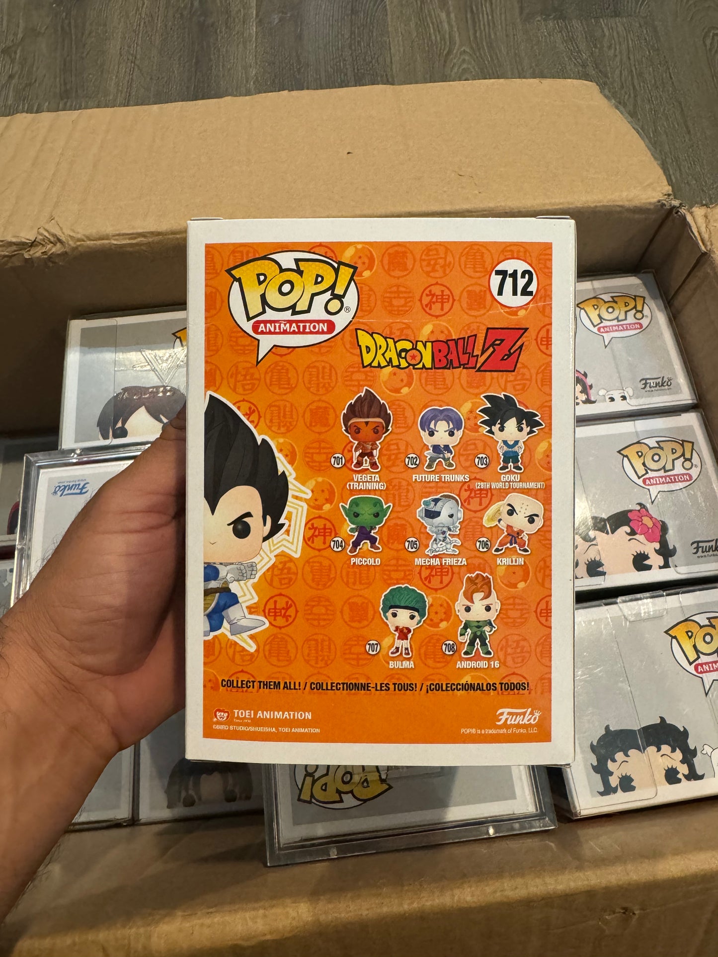 Vegeta Galick Gun Funko Pop #712 Chalice Metallic Chase Exclusive Dragon Ball Z