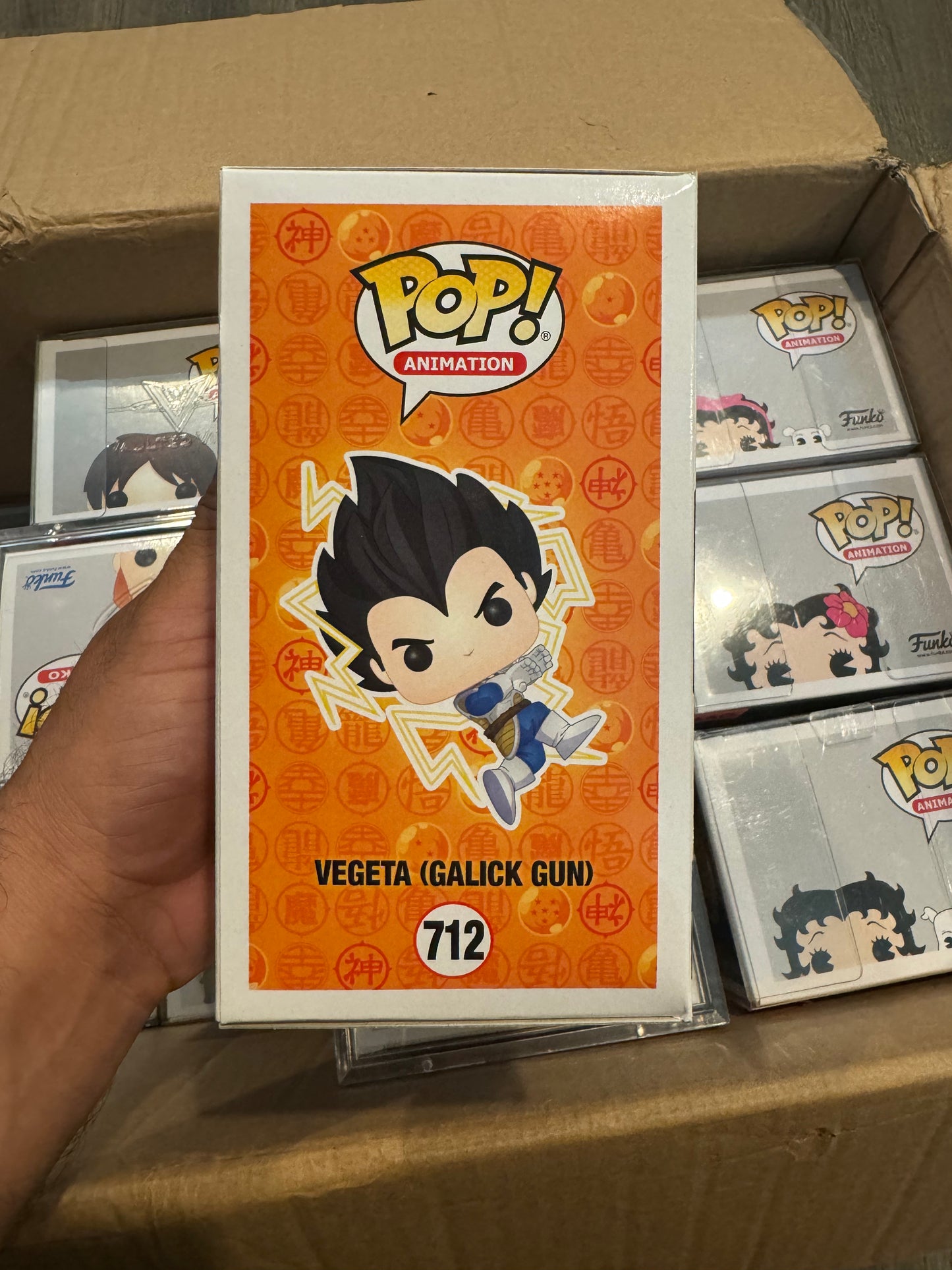 Vegeta Galick Gun Funko Pop #712 Chalice Metallic Chase Exclusive Dragon Ball Z