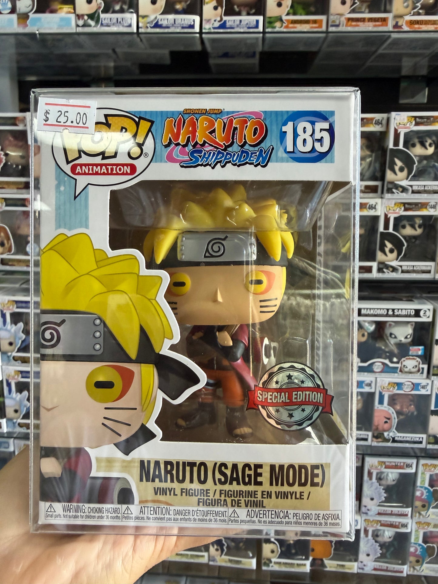 Naruto Sage Mode Funko Pop #185 Naruto Shippuden Anime
