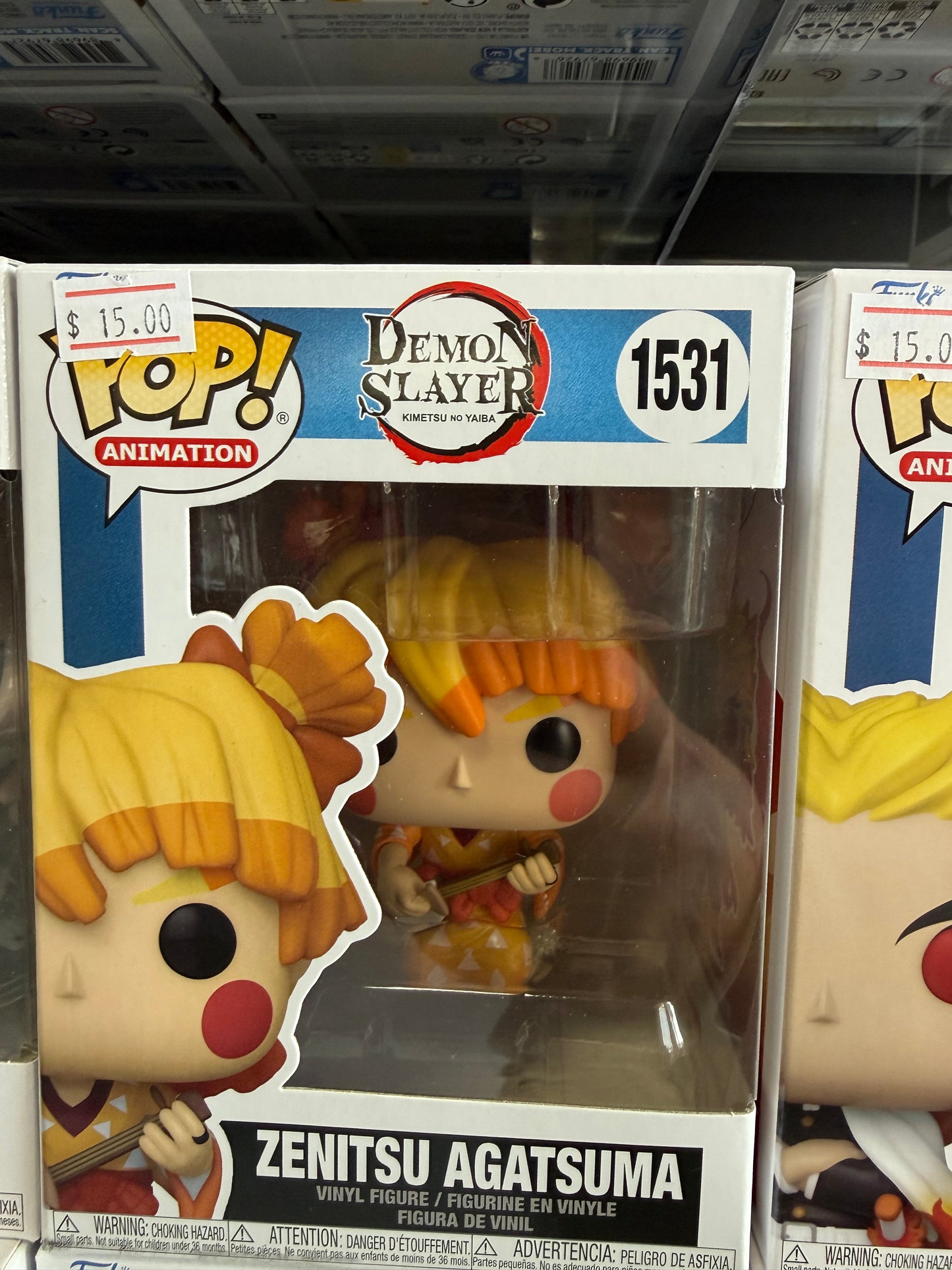 Zenitsu Agatsuma Funko Pop # 1531 Demon Slayer Anime