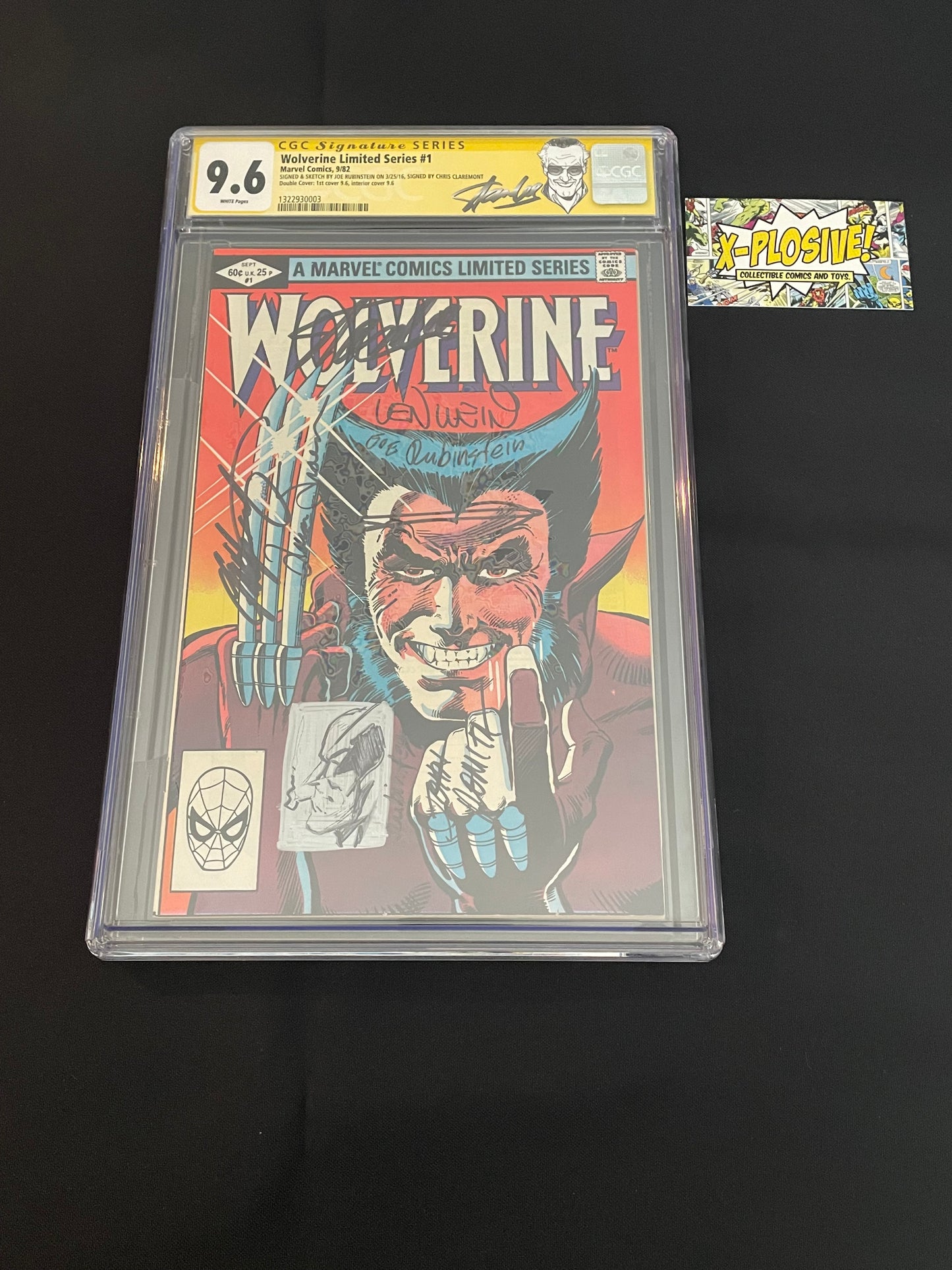 Wolverine Limited Series #1 CGC Signature Series DOUBLE COVER