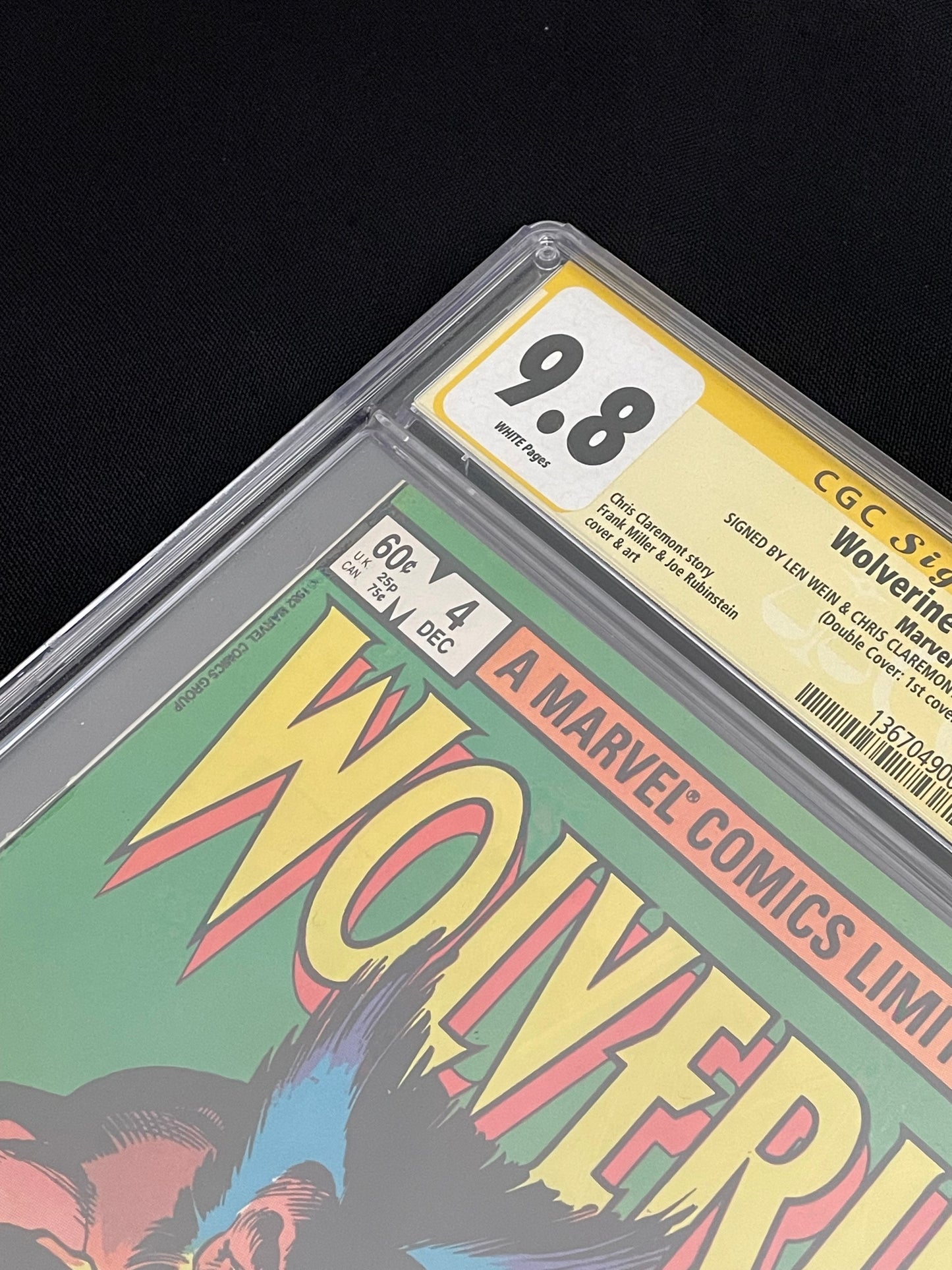 Wolverine Limited Series #4 CGC Signature Series DOUBLE COVER