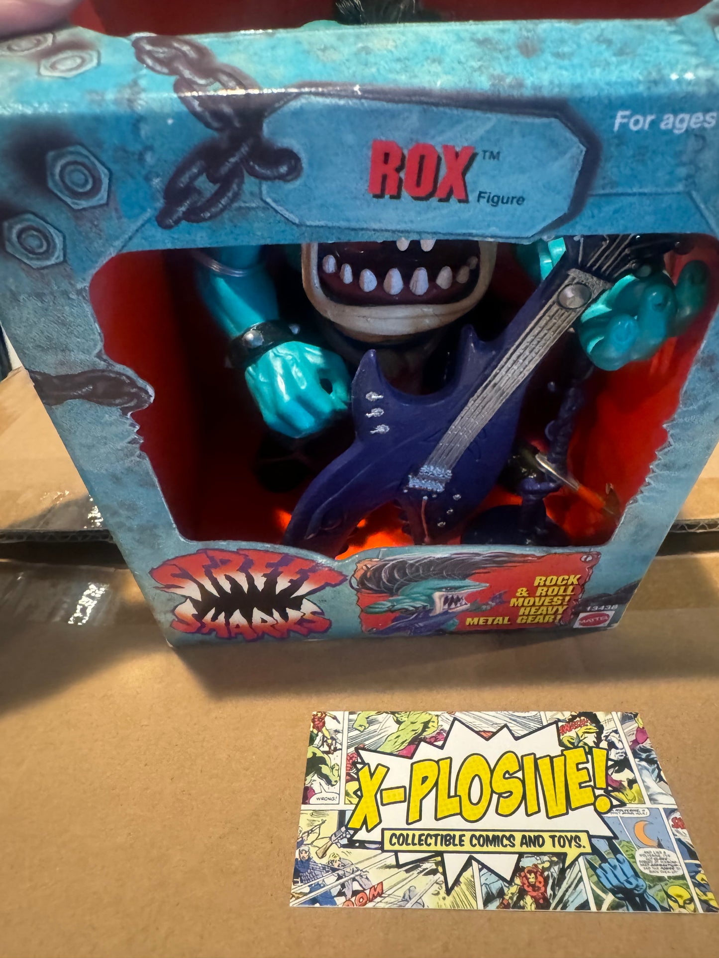 Original 1995 Mattel street sharks Rox