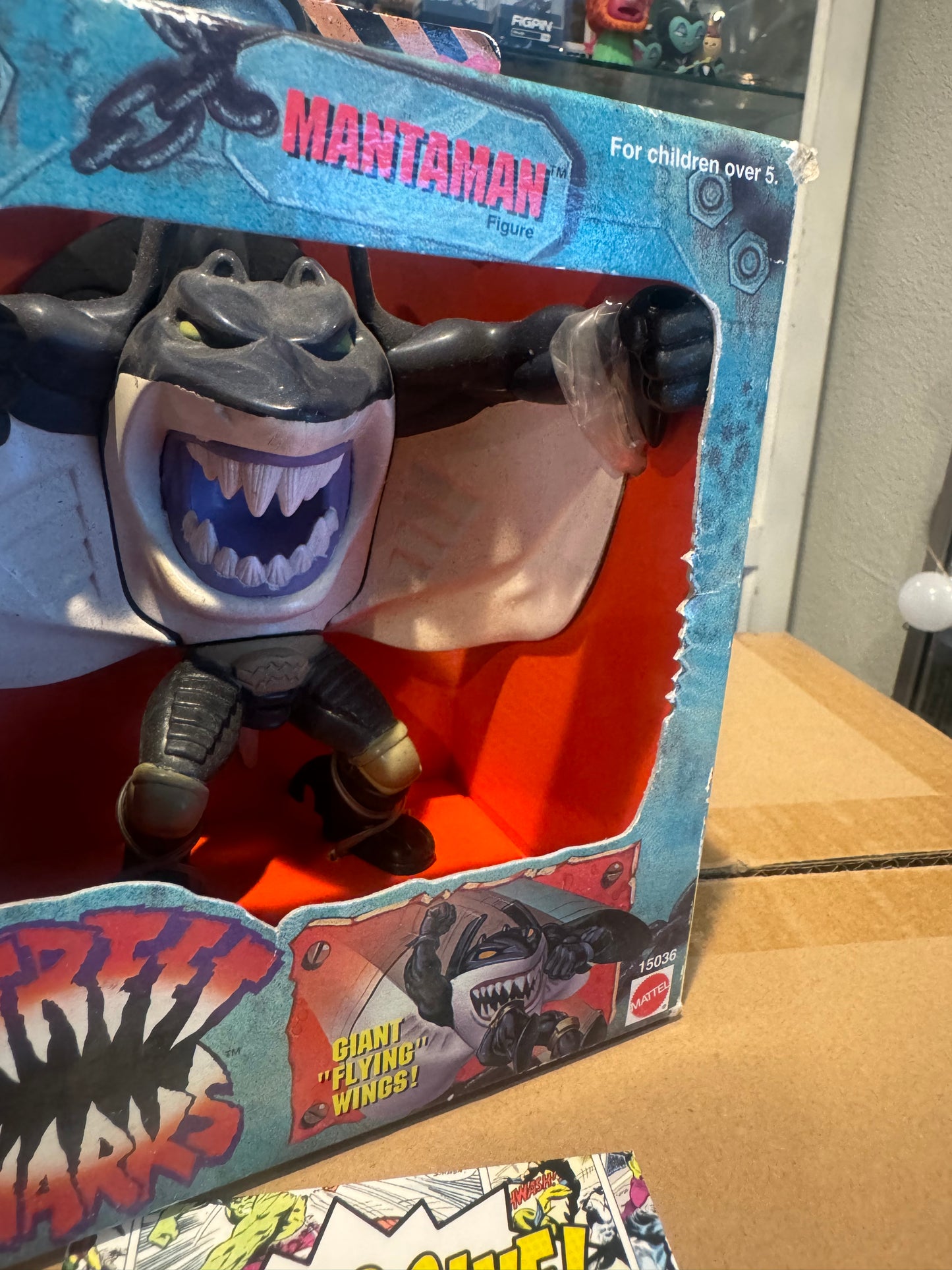 Original 1995 Mattel street sharks Mantaman