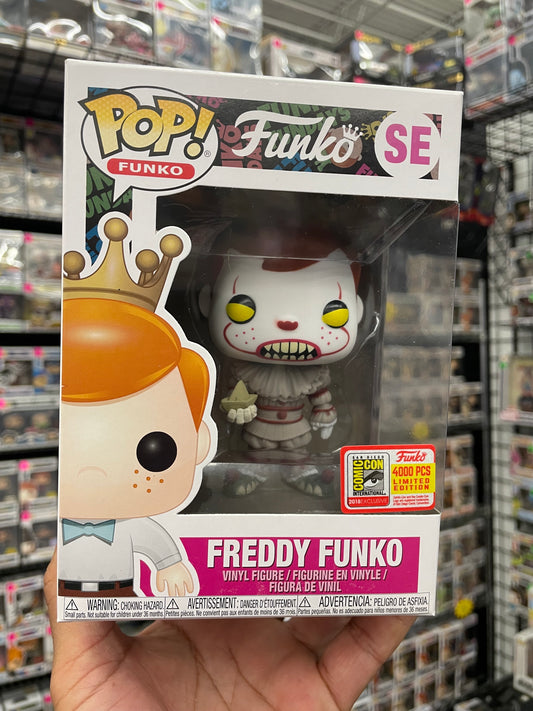 Freddy Funko as Pennywise SDCC 2018 Exclusive 4000PCS Vaulted