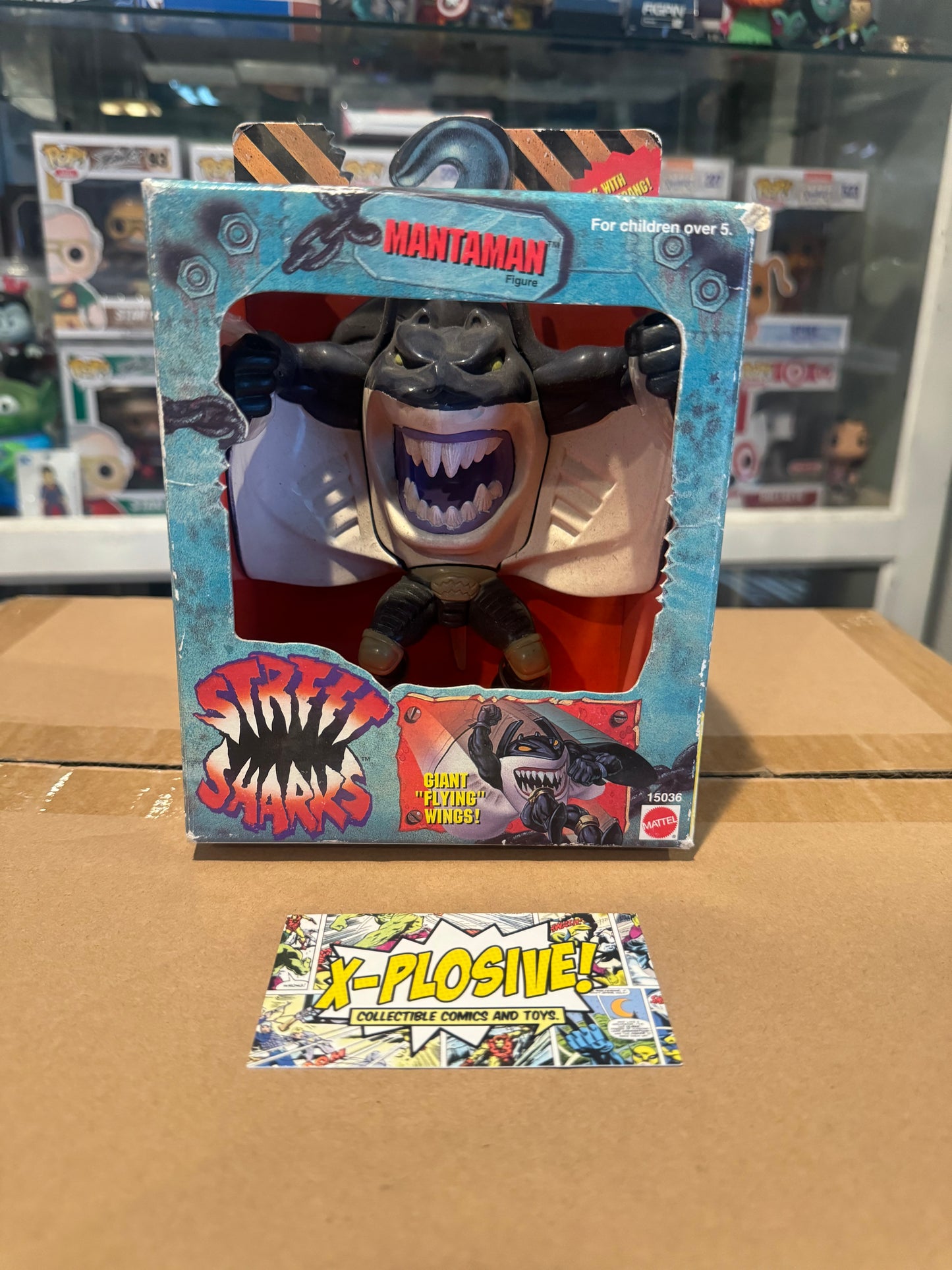 Original 1995 Mattel street sharks Mantaman