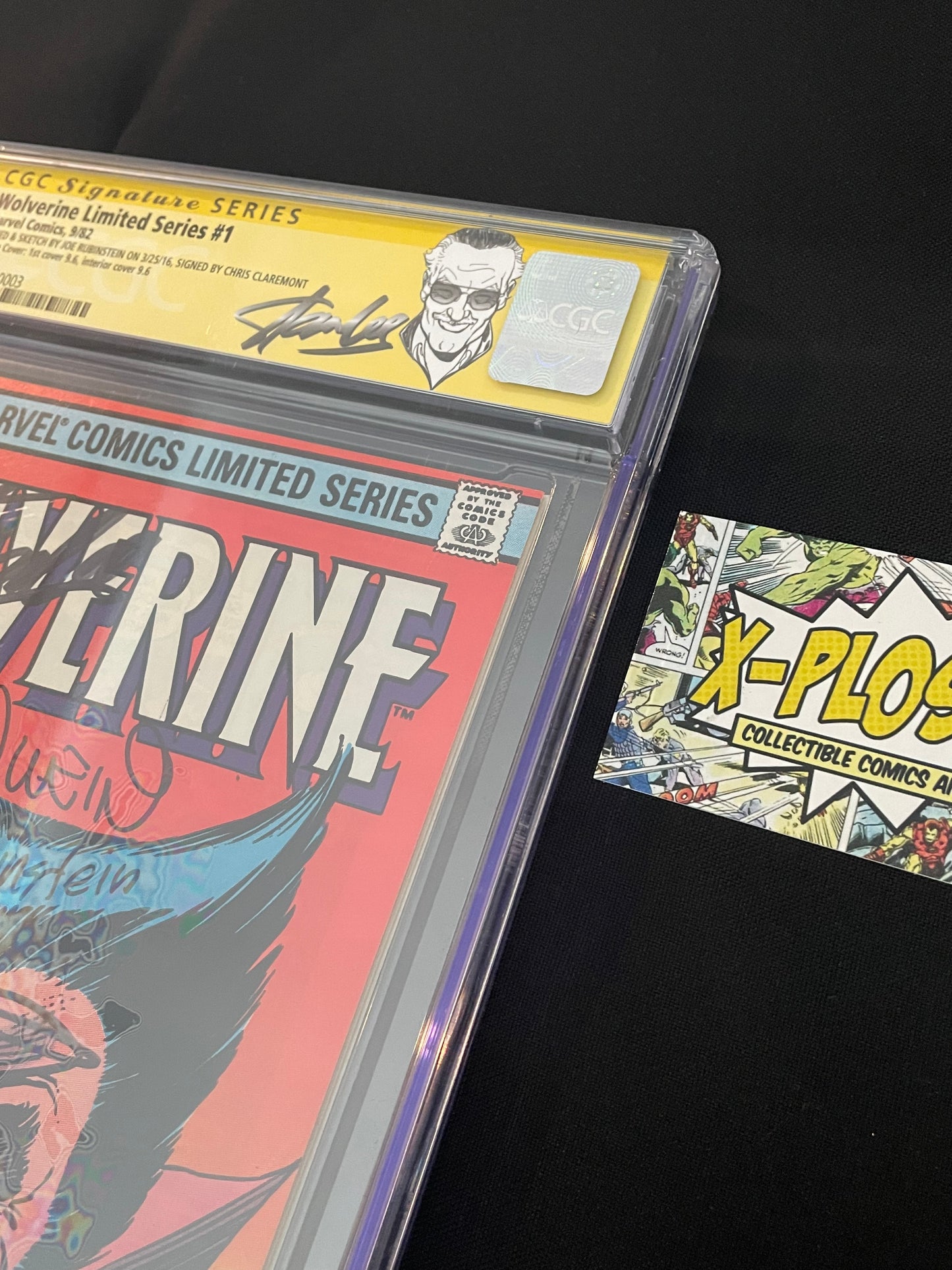 Wolverine Limited Series #1 CGC Signature Series DOUBLE COVER