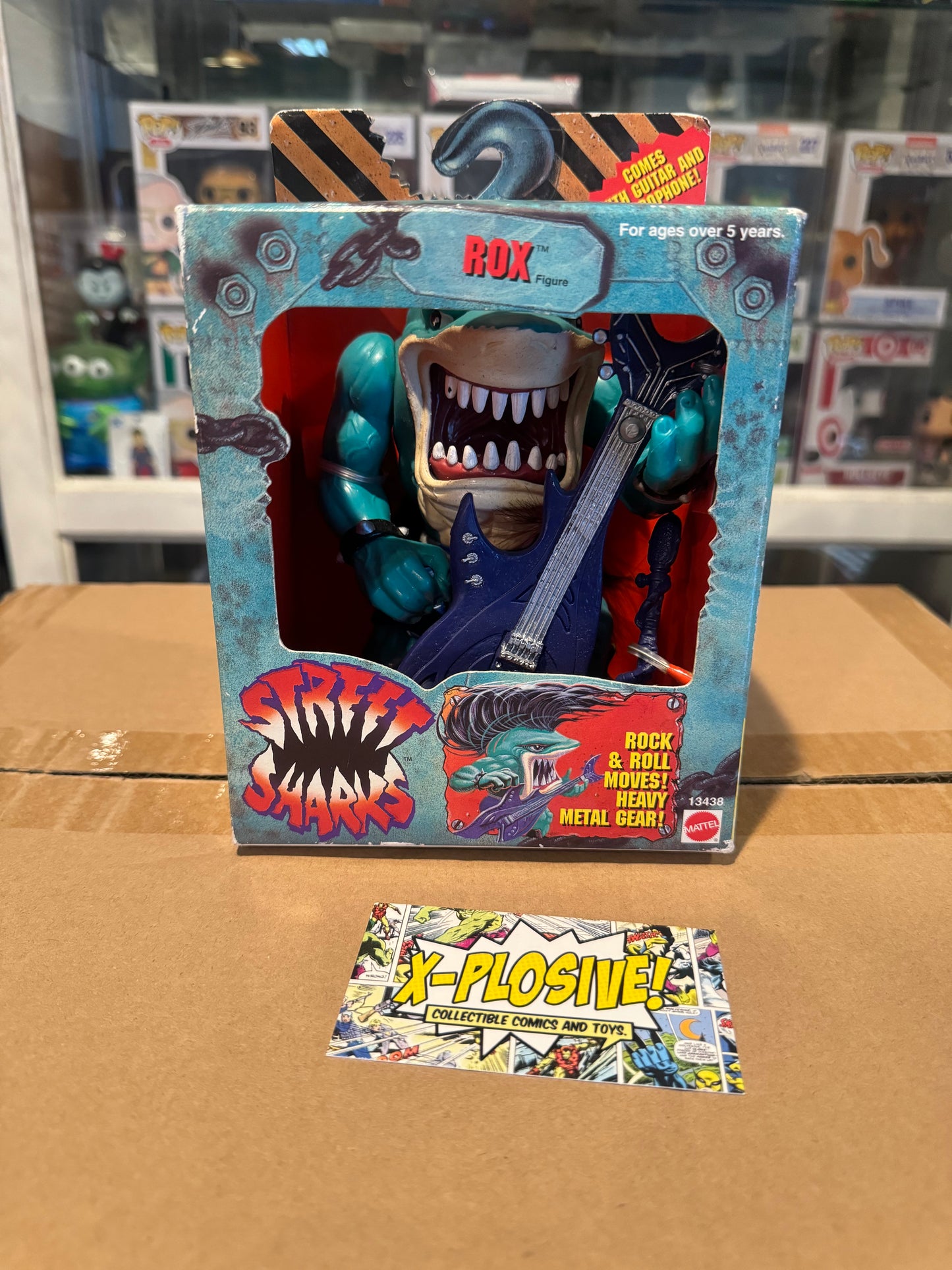 Original 1995 Mattel street sharks Rox