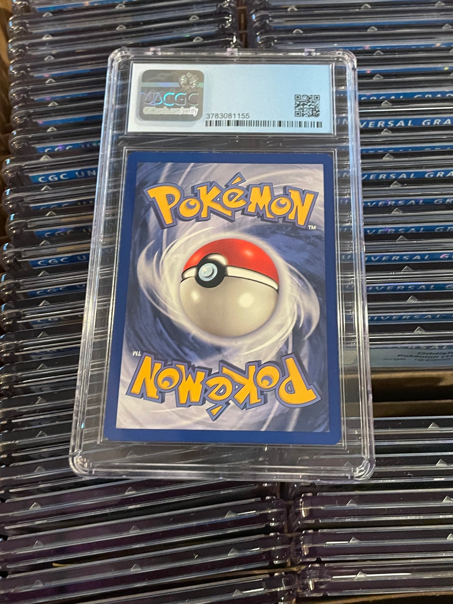 Kabuto Fossil 1st Edition 50/62 Pokémon (1999) CGC 9