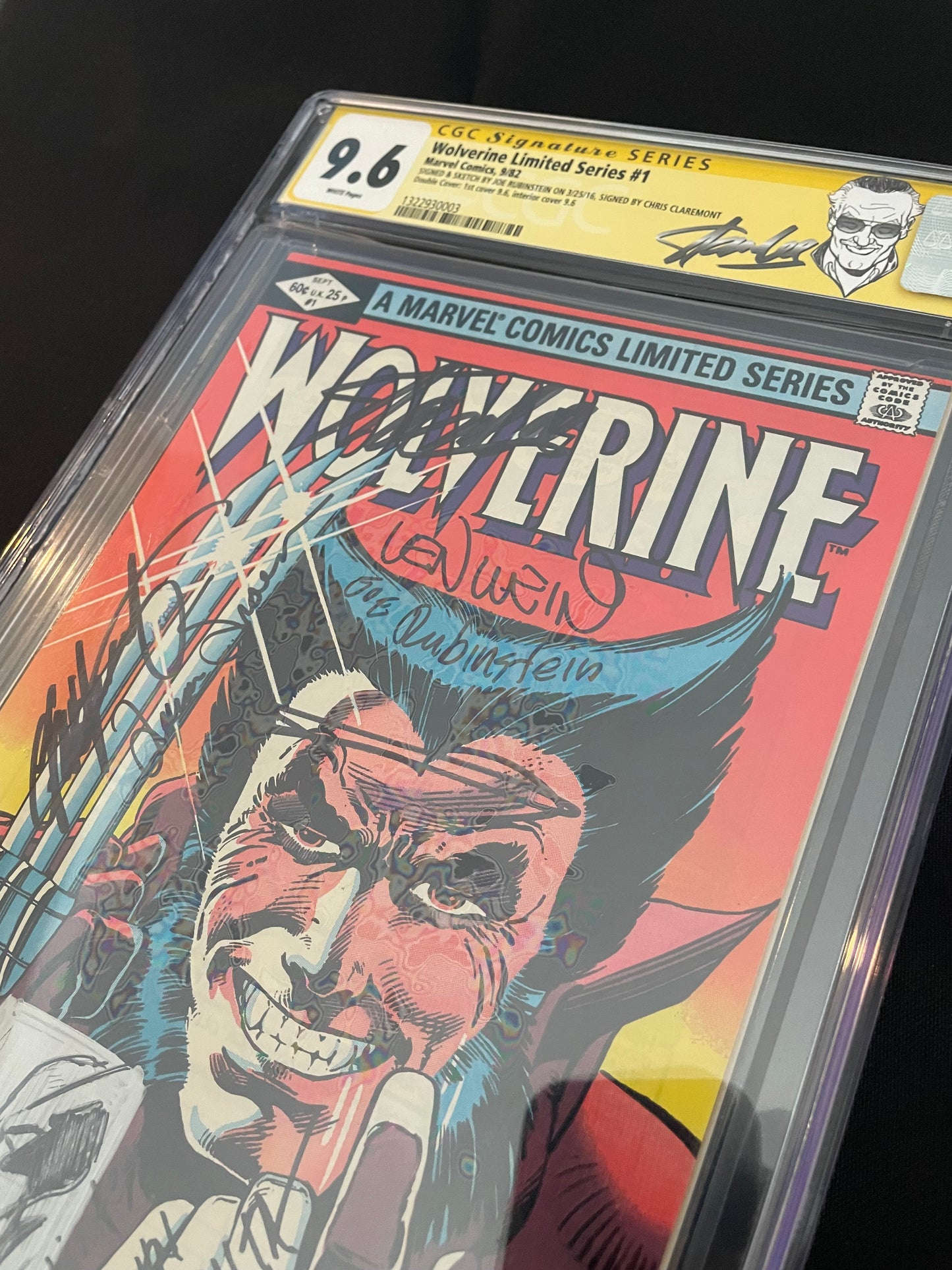 Wolverine Limited Series #1 CGC Signature Series DOUBLE COVER