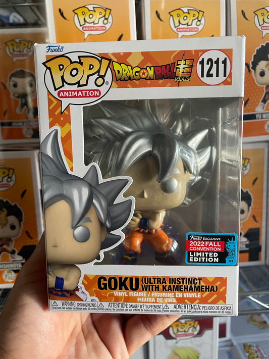 Goku Ultra Instinct With Kamehameha Funko Pop #1211 NYCC Shared Exclusive