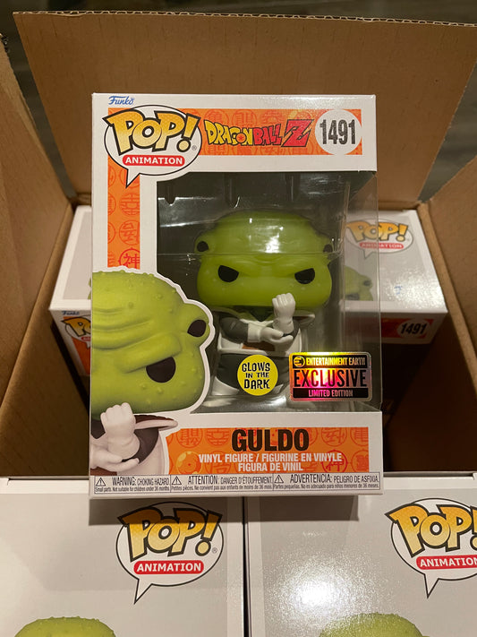 Guldo Funko Pop #1491 Entertainment Earth Exclusive GITD Dragon Ball Z