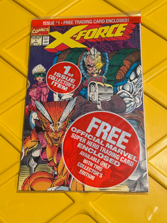 X-Force #1 Sealed Polybag CABLE TRADING CARD NM