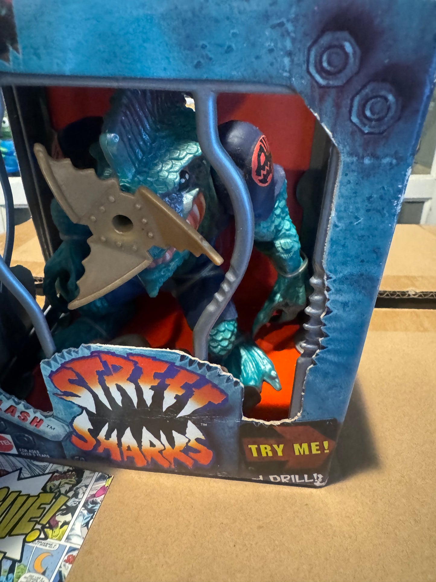 MATTEL Street Sharks Slash Original 1994 Action Figure