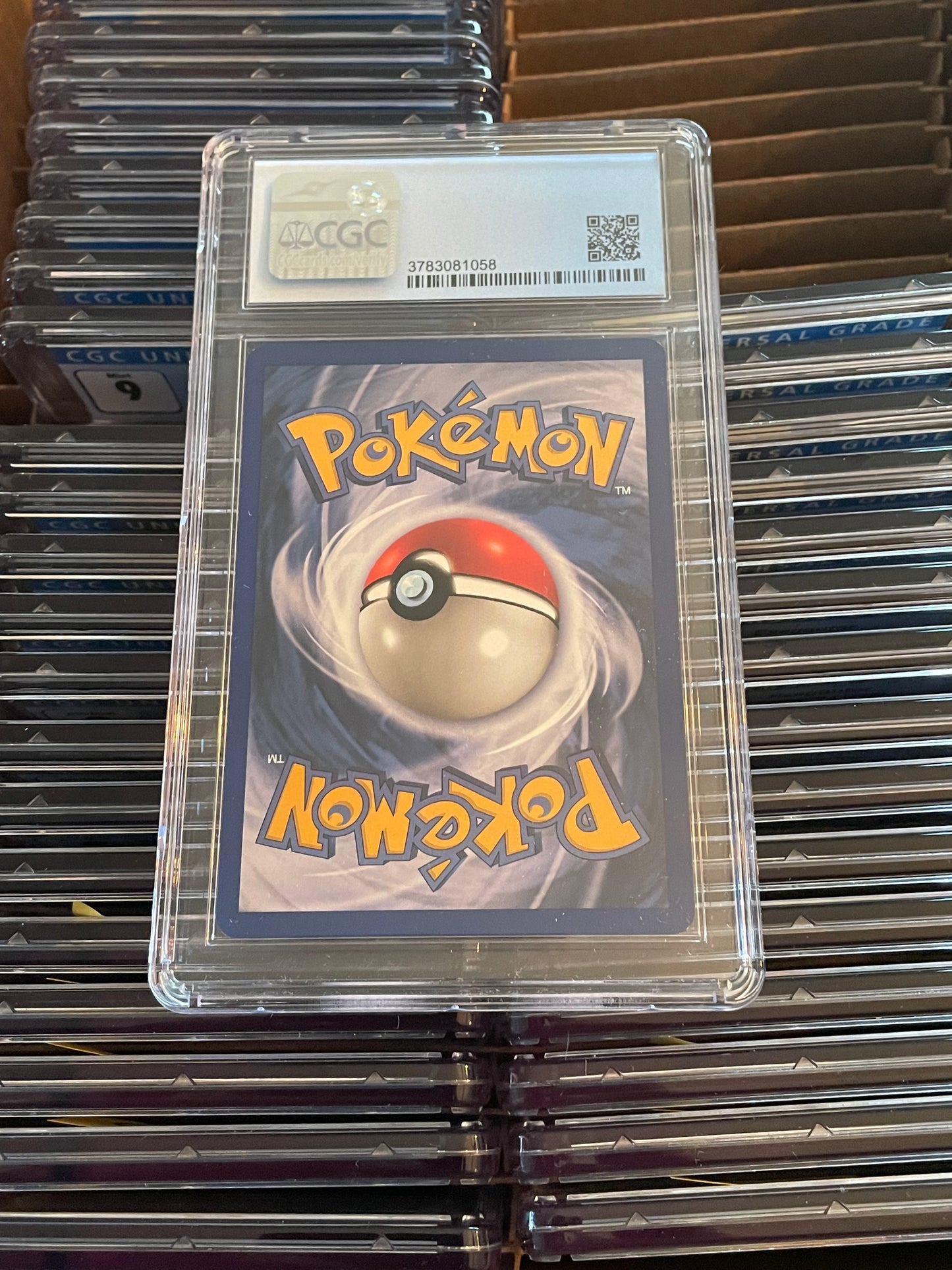 Omanyte Fossil 1st Edition 52/62 Pokémon (1999) CGC 8.5