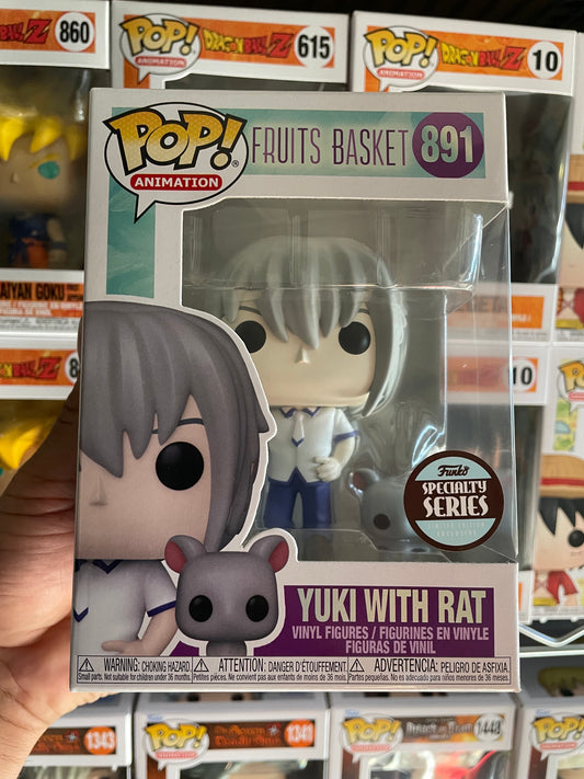 Yuki with Rat Funko Pop #891 Fruits Basket Specialty Series Exclusive