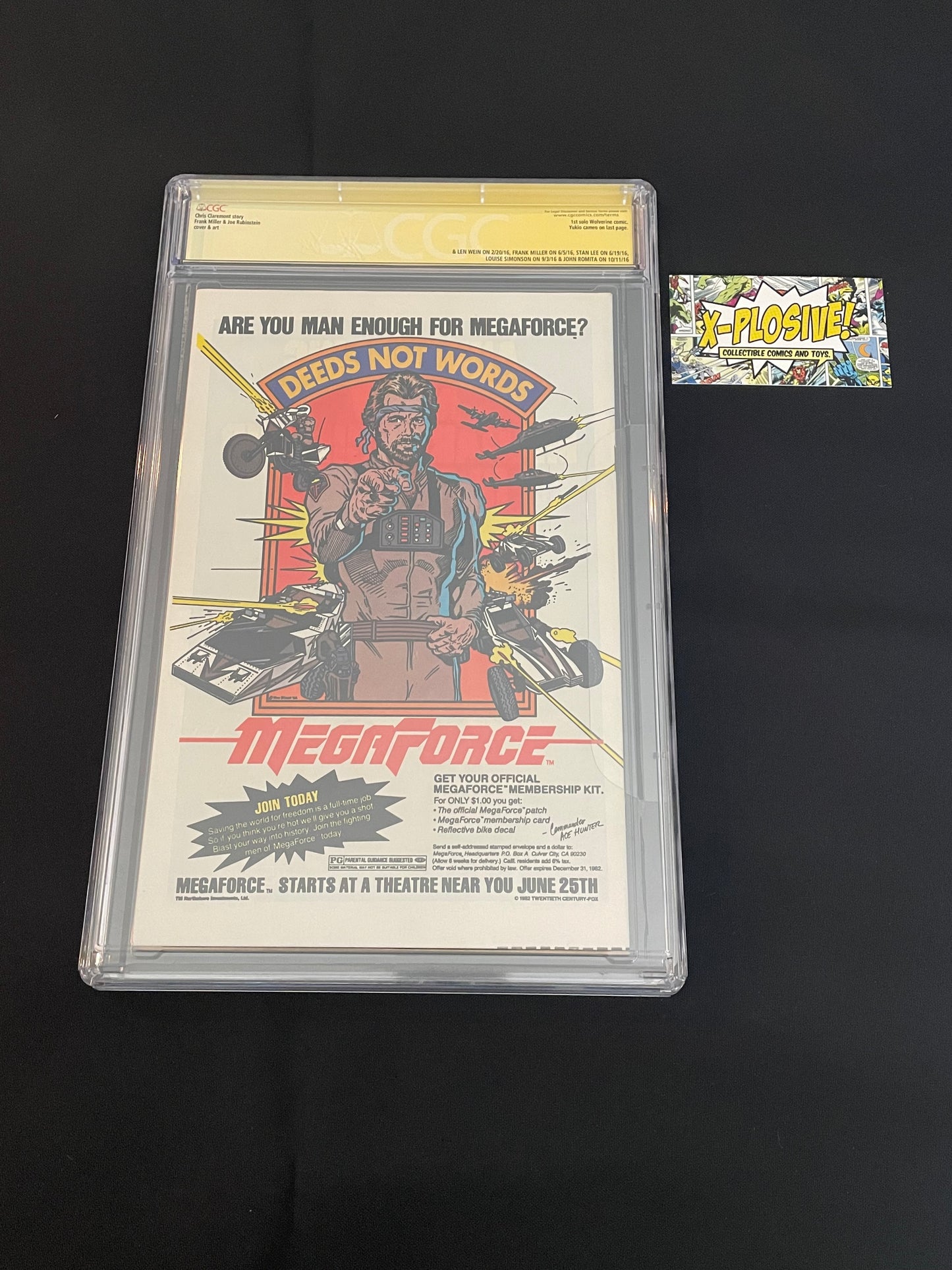 Wolverine Limited Series #1 CGC Signature Series DOUBLE COVER