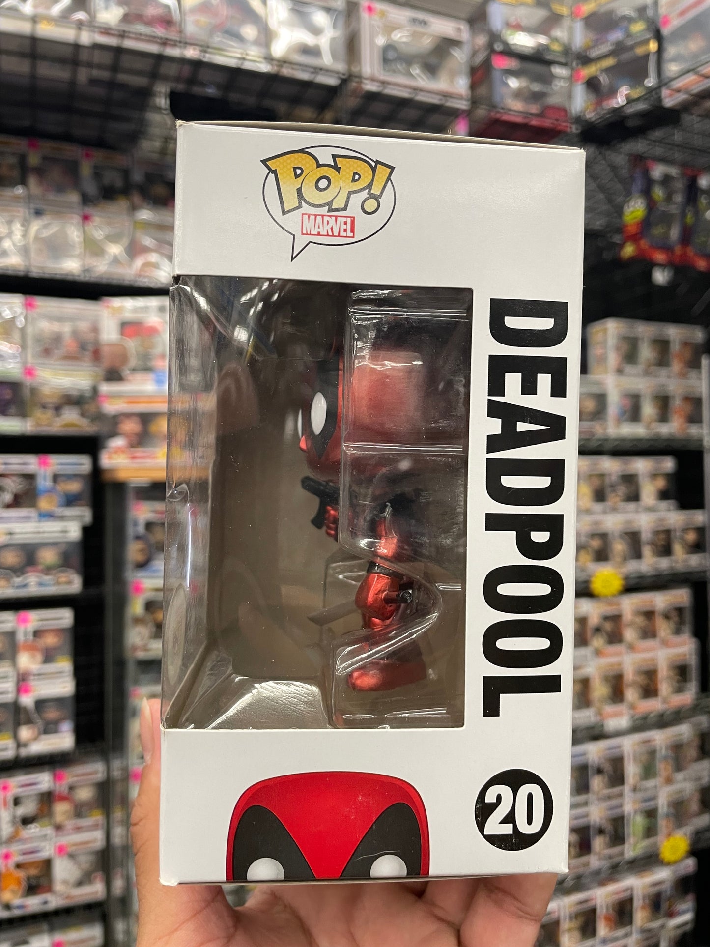 Deadpool Funko Pop #20 SDCC2013 Metallic Marvel