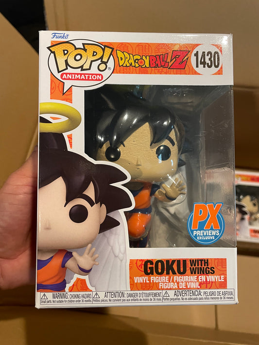 Goku With Wings Funko Pop #1430 PX Exclusive Dragon Ball Z