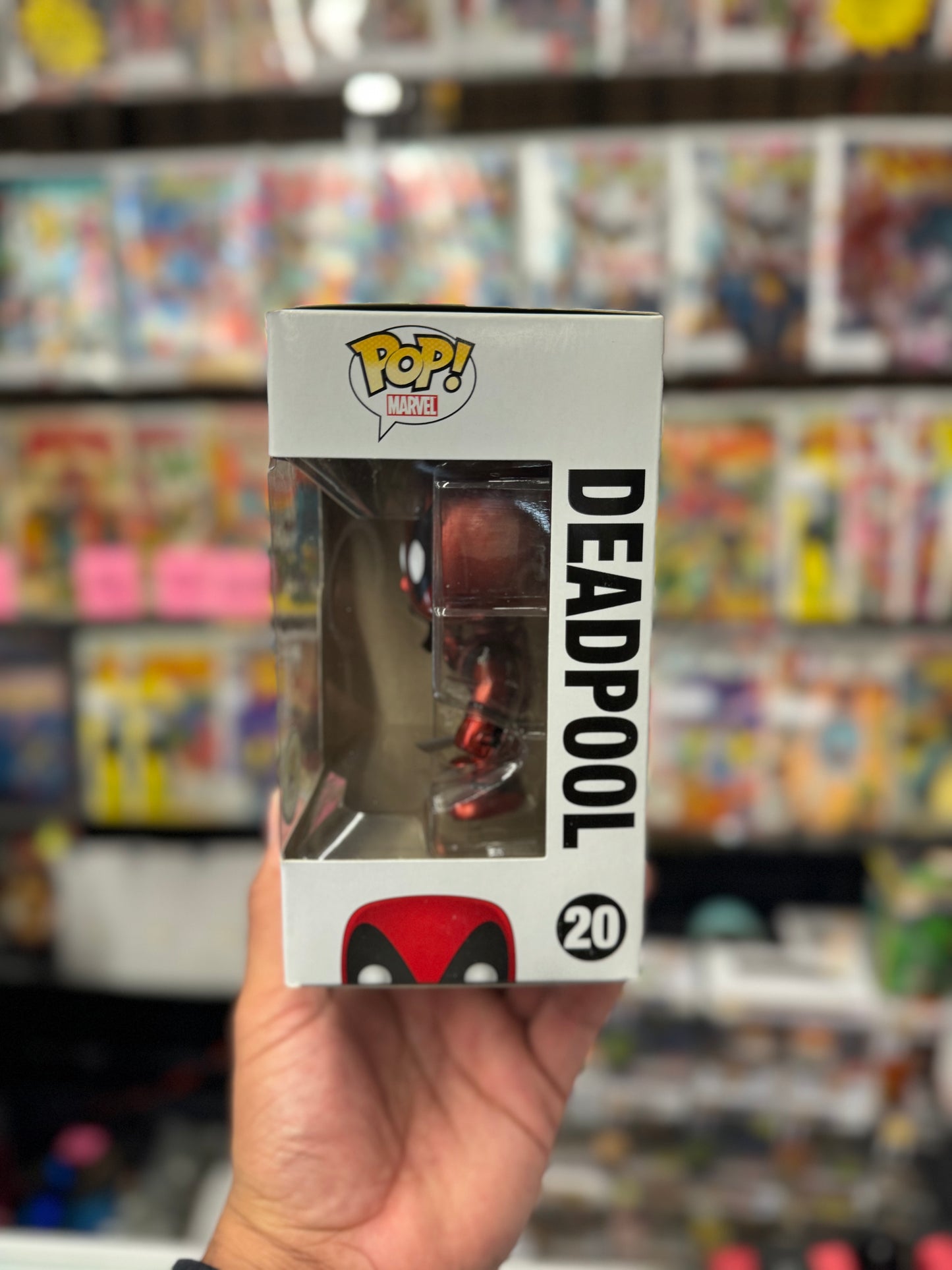 Deadpool Funko POP #20 2013 SDCC Exclusive Metallic