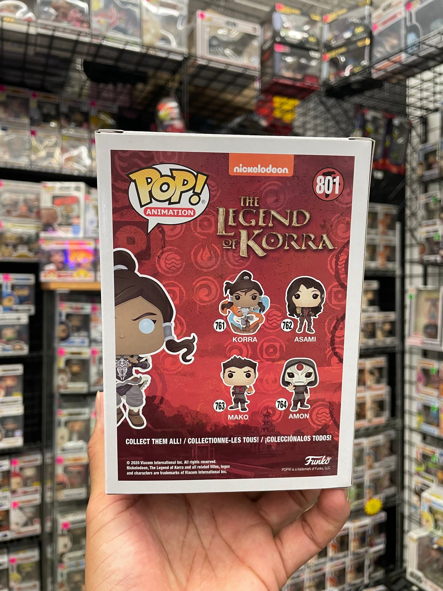 Korra Funko Pop #801 Hot Topic Chase Exclusive