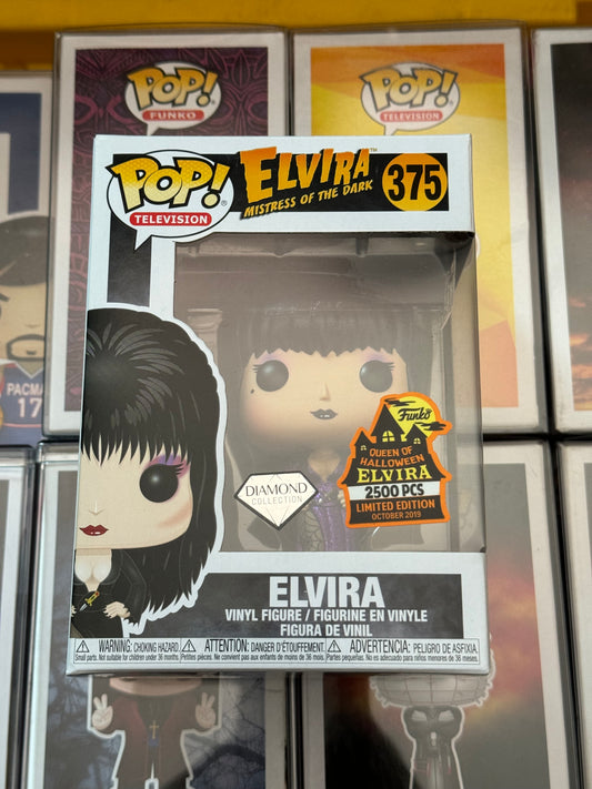 Elvira Funko Pop #375 Queen Of Halloween 2500 Piece Diamond Collection