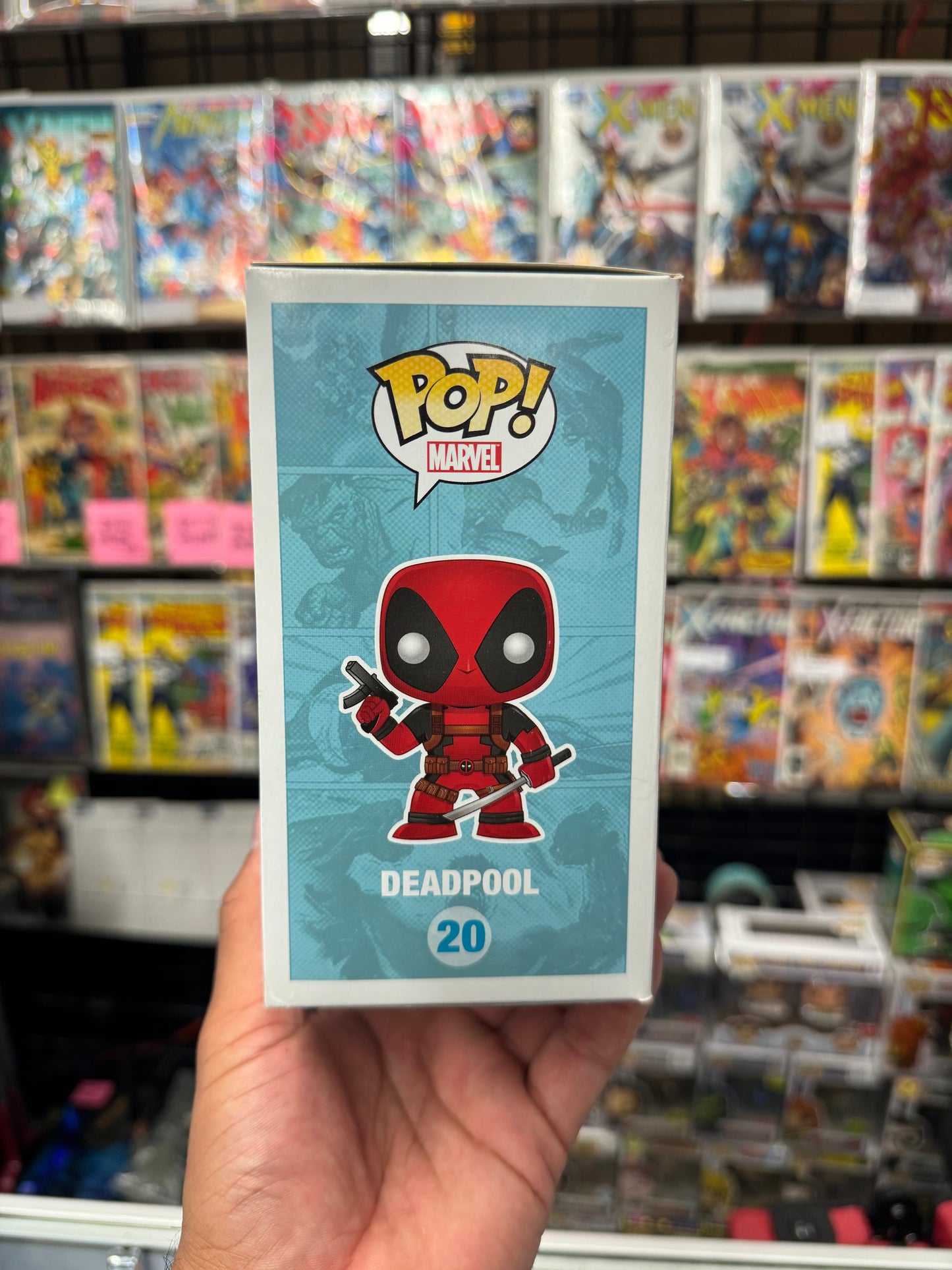 Deadpool Funko POP #20 2013 SDCC Exclusive Metallic