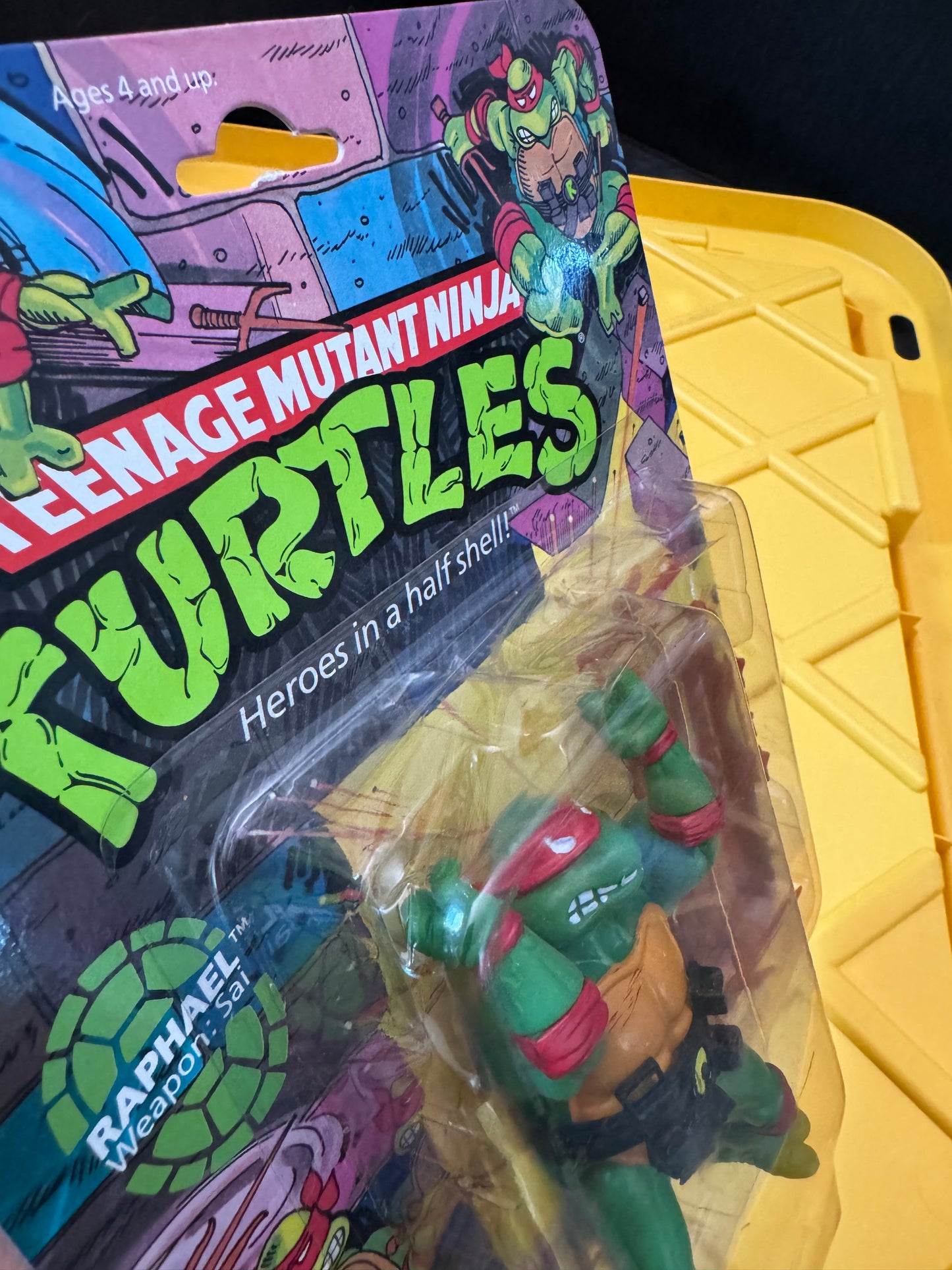 TMNT Raphael 1988 Playmates DAMAGE