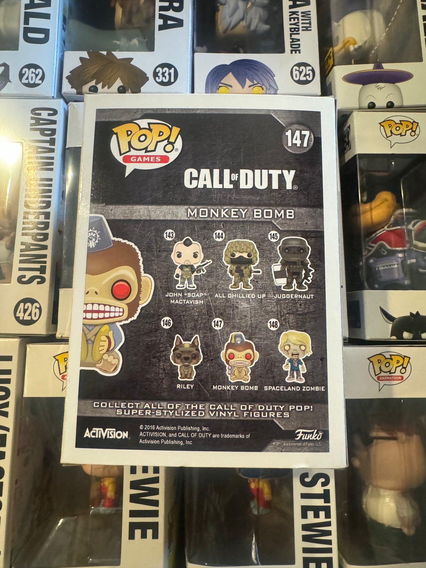 Monkey Bomb Funko Pop #147 Call Of Duty GAMESTOP EXCLUSIVE