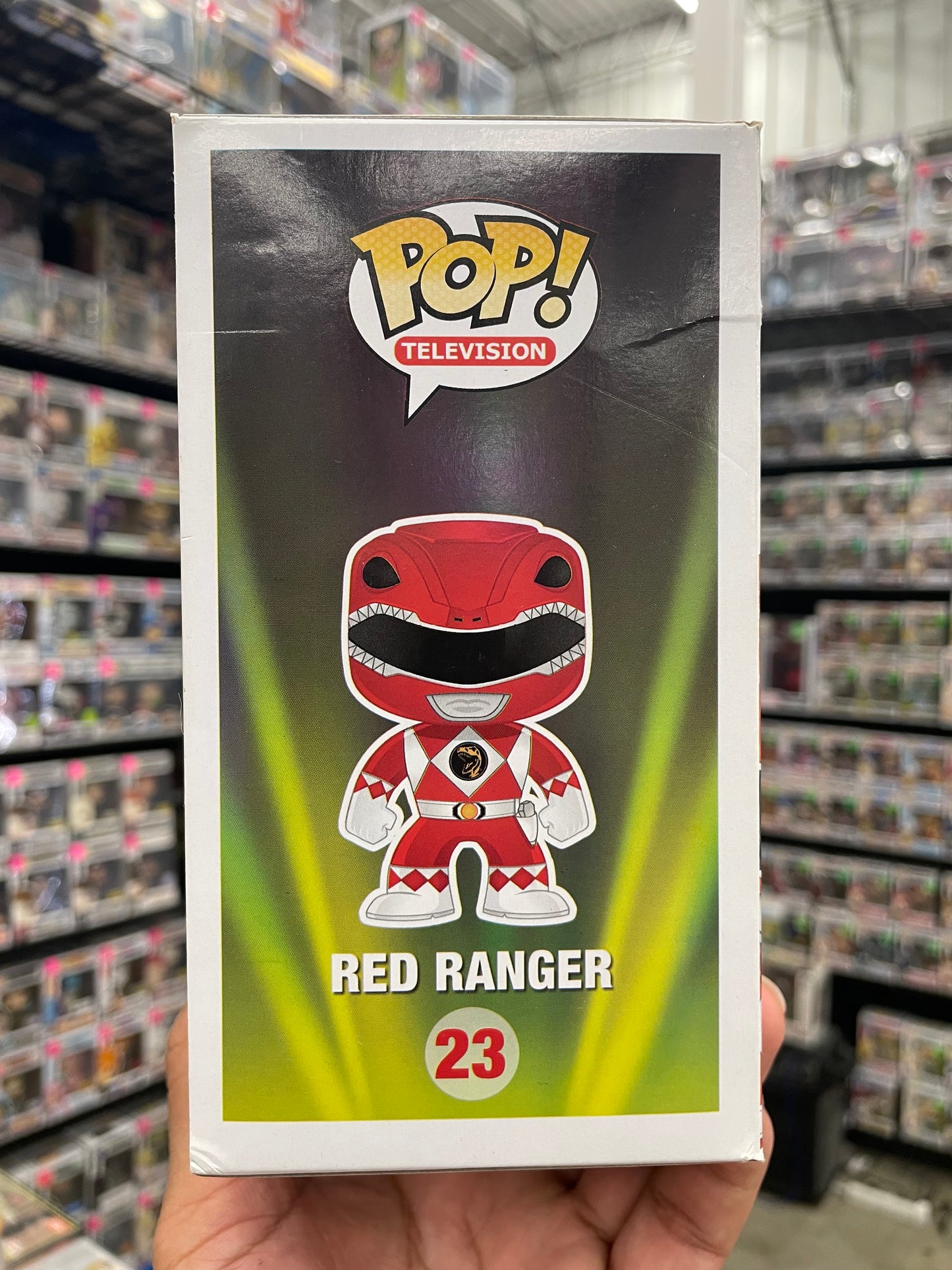 Red Ranger Funko Pop #23 Mighty Morphin Power Rangers Vaulted