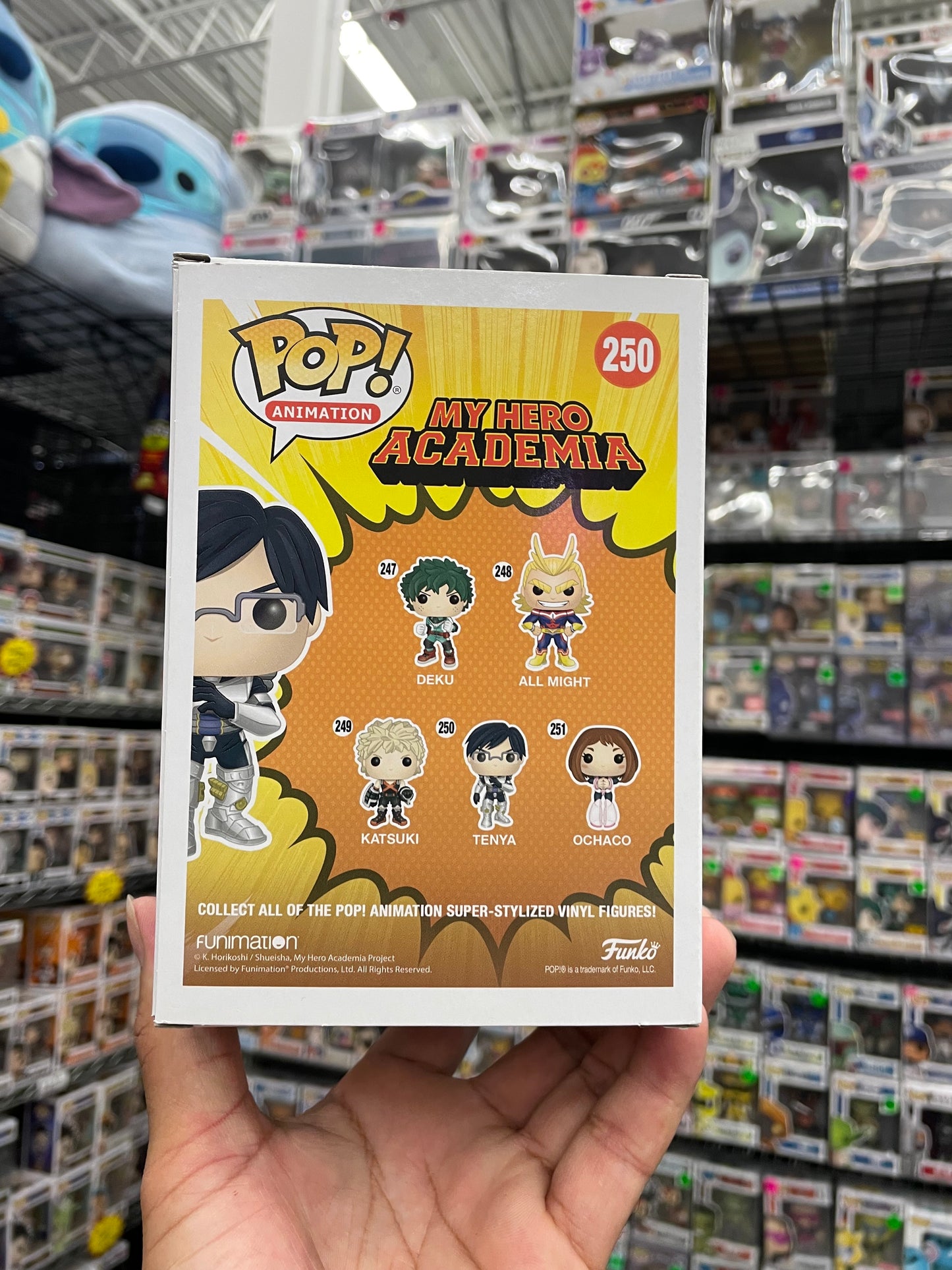 Tenya Funko Pop #250 My Hero Academia Vaulted