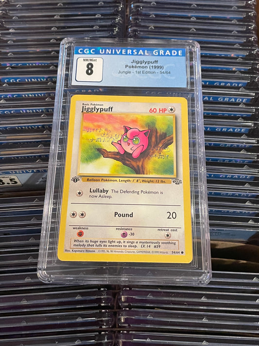 Jigglypuff 1st Edition 54/64 Pokémon (1999) CGC 8