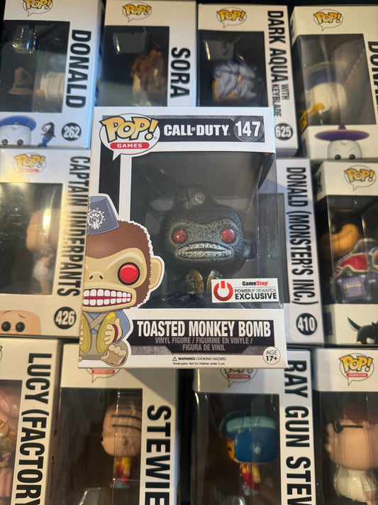 Toasted Monkey Bomb Funko Pop #147 Call Of Duty GAMESTOP EXCLUSIVE